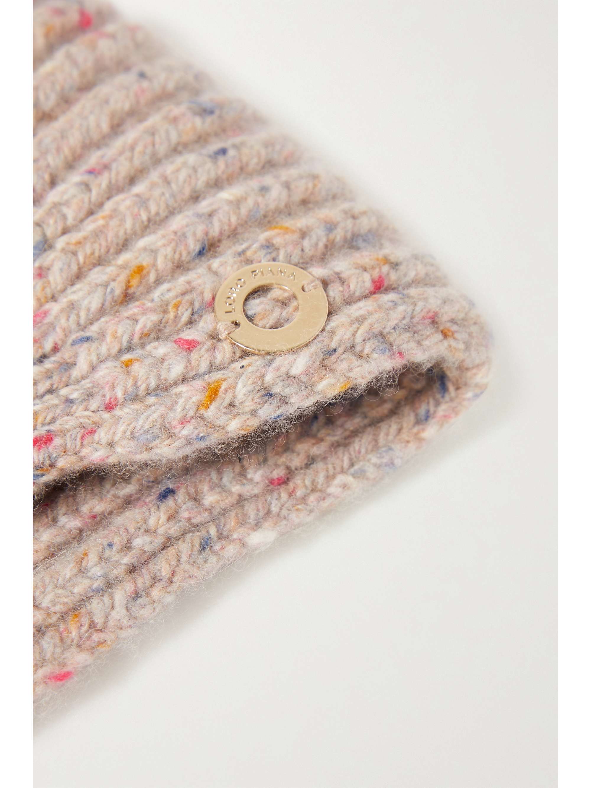 LORO PIANA Ribbed mélange cashmere headband