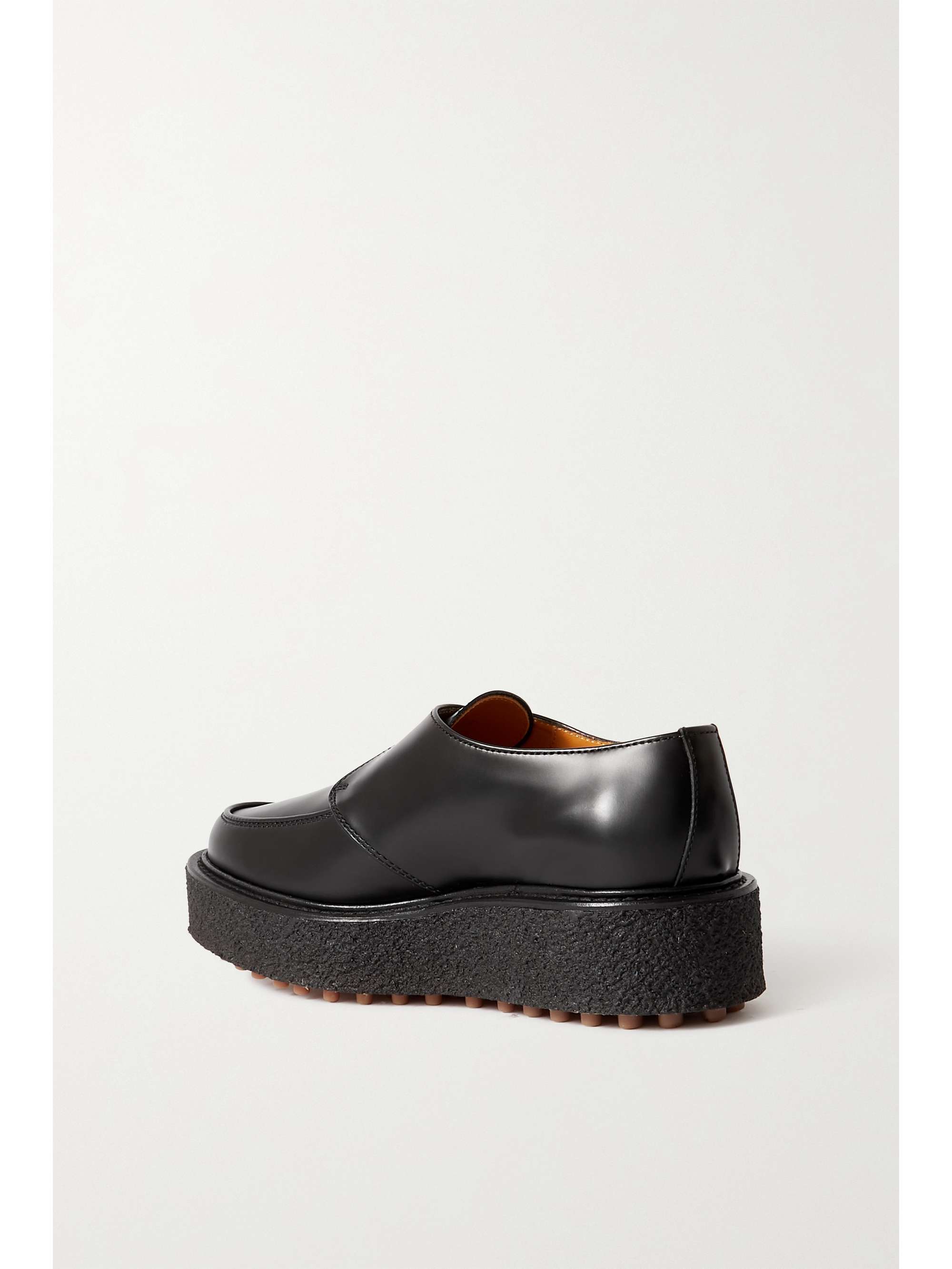 black loafers platform