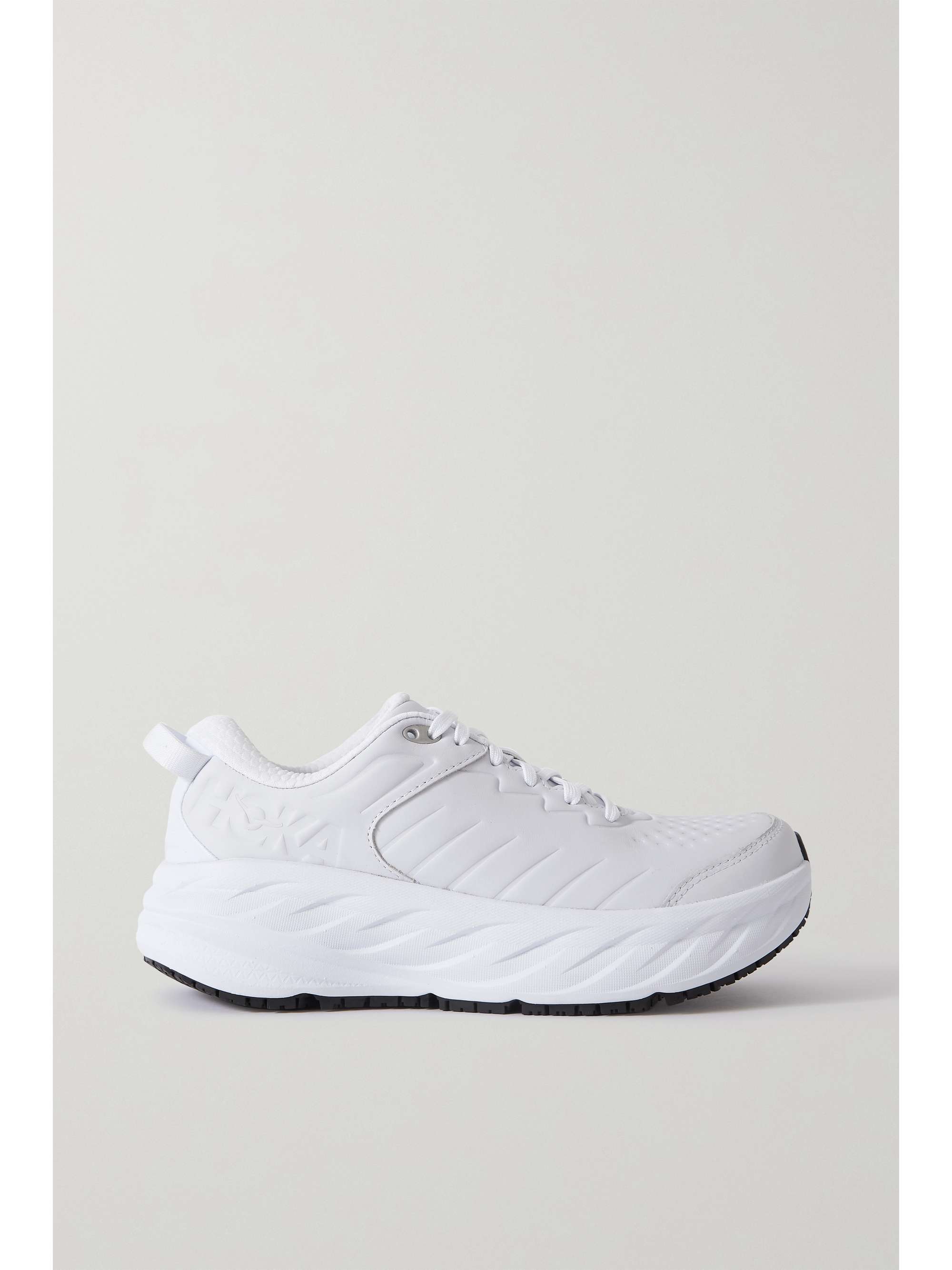 hoka one one leather shoes