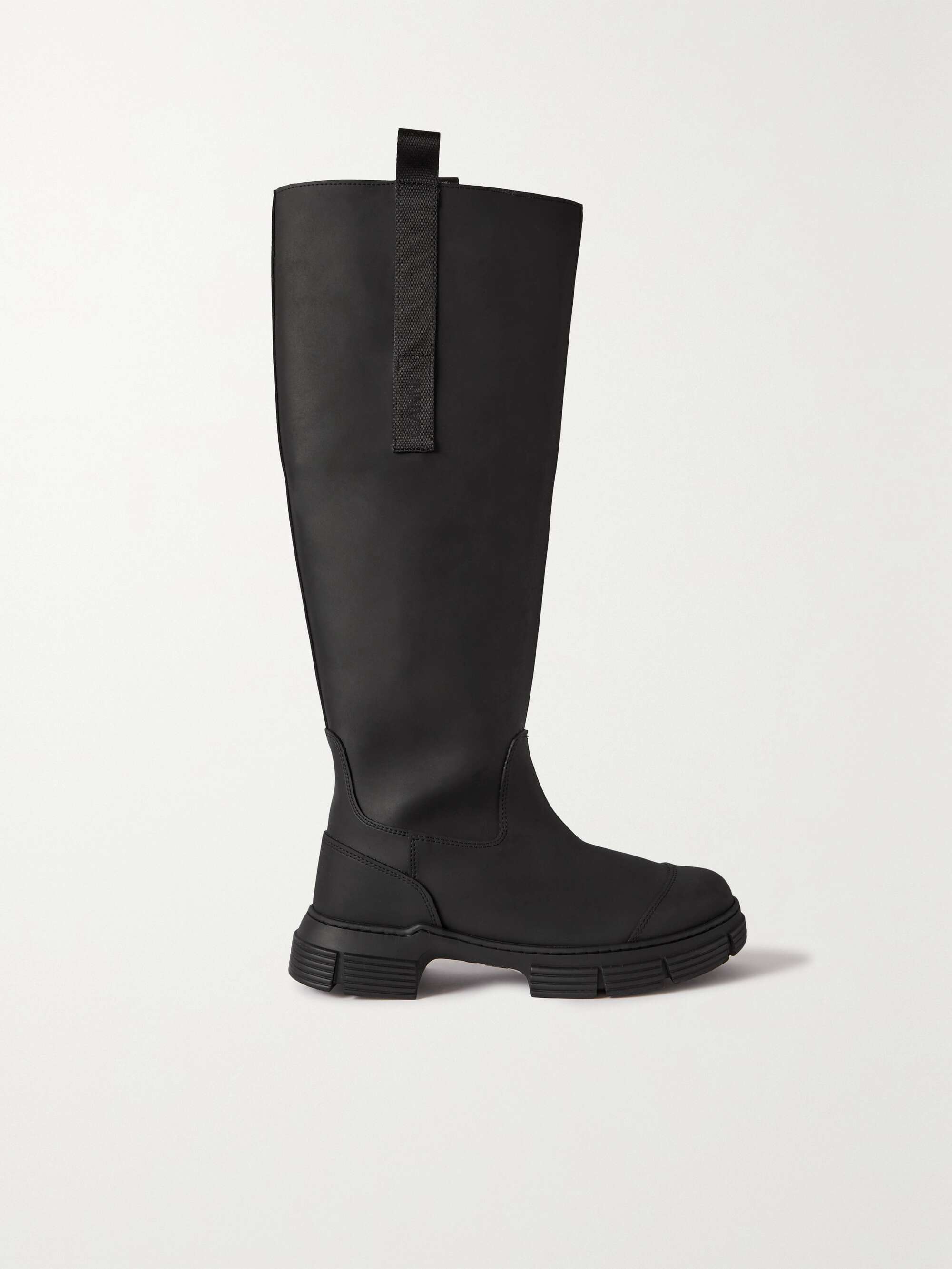 rubber knee boots | GANNI 