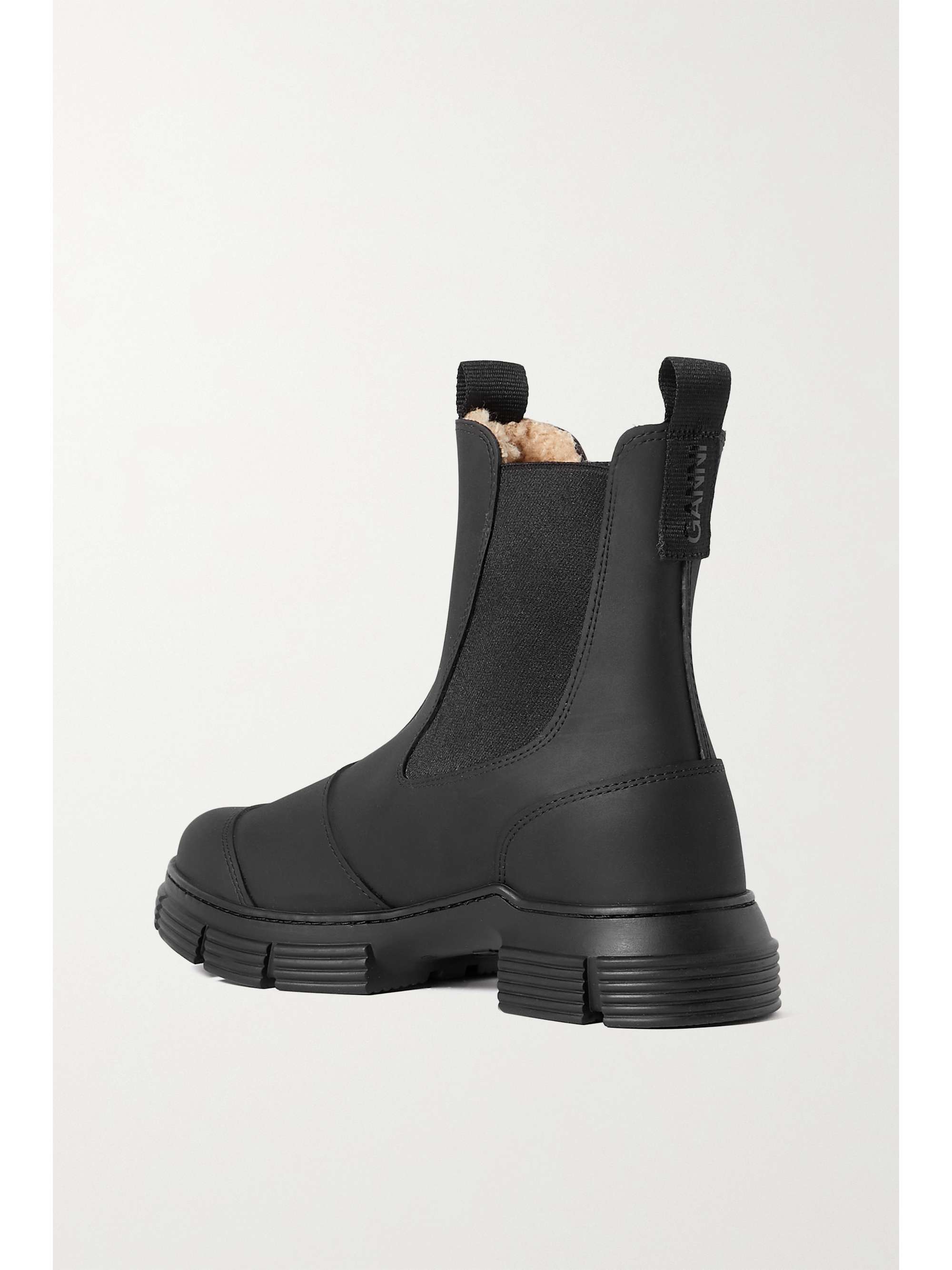 shearling chelsea boot