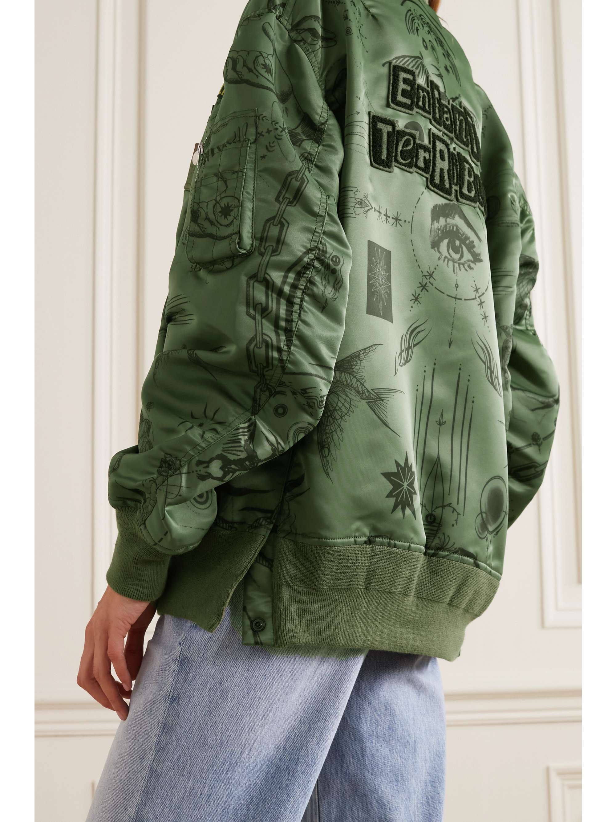 shell bomber jacket | SACAI 