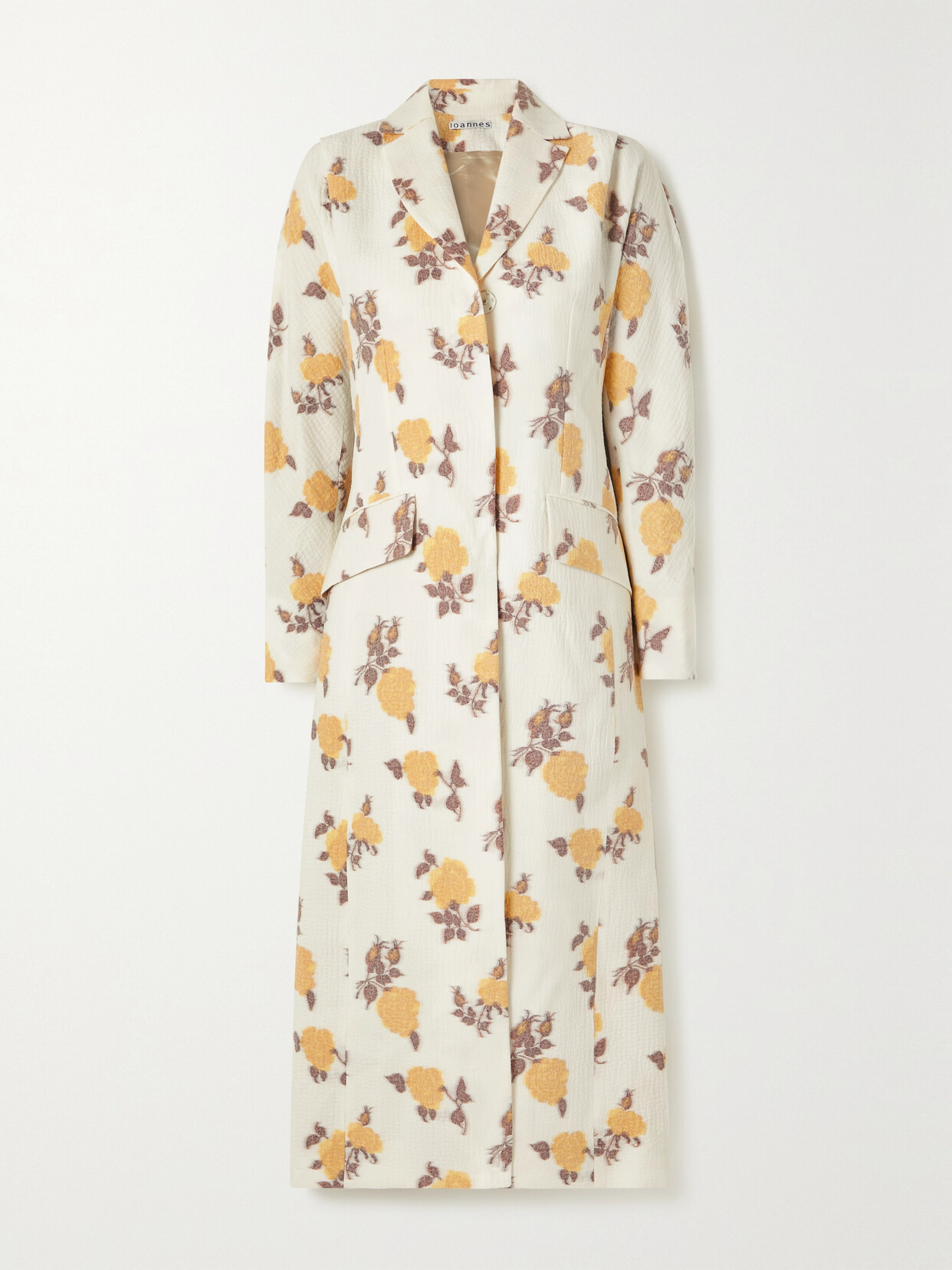 IOANNES + Net Sustain Elsa Floral-jacquard Coat