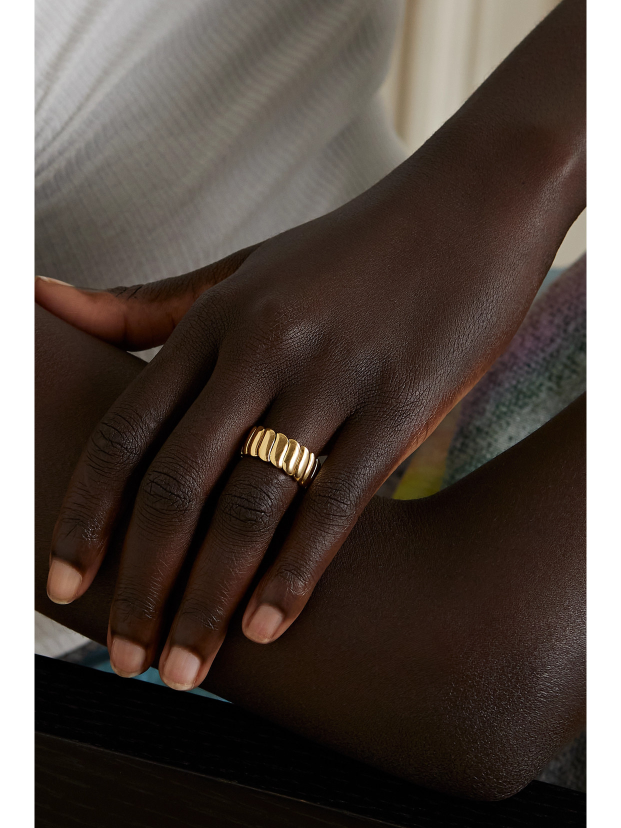Anita Ko Large Zoe 18-karat Gold Ring In Gold