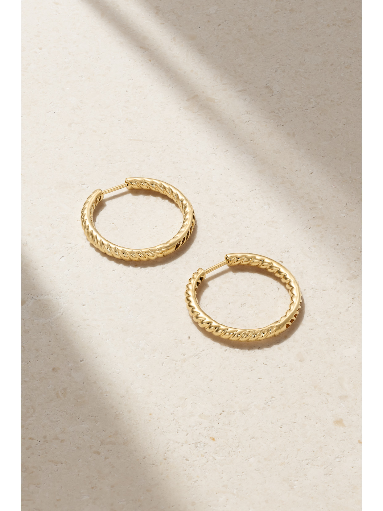 Anita Ko Zoe 18-karat Gold Hoop Earrings