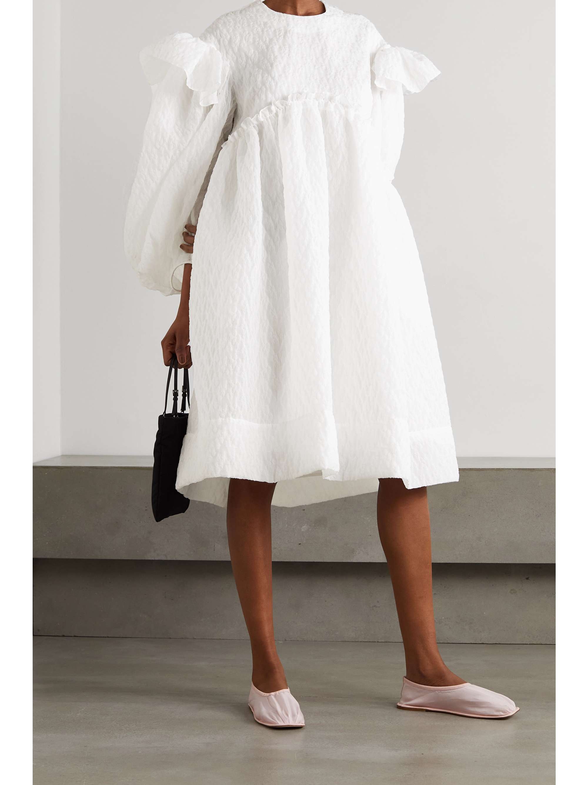 white sorority dress
