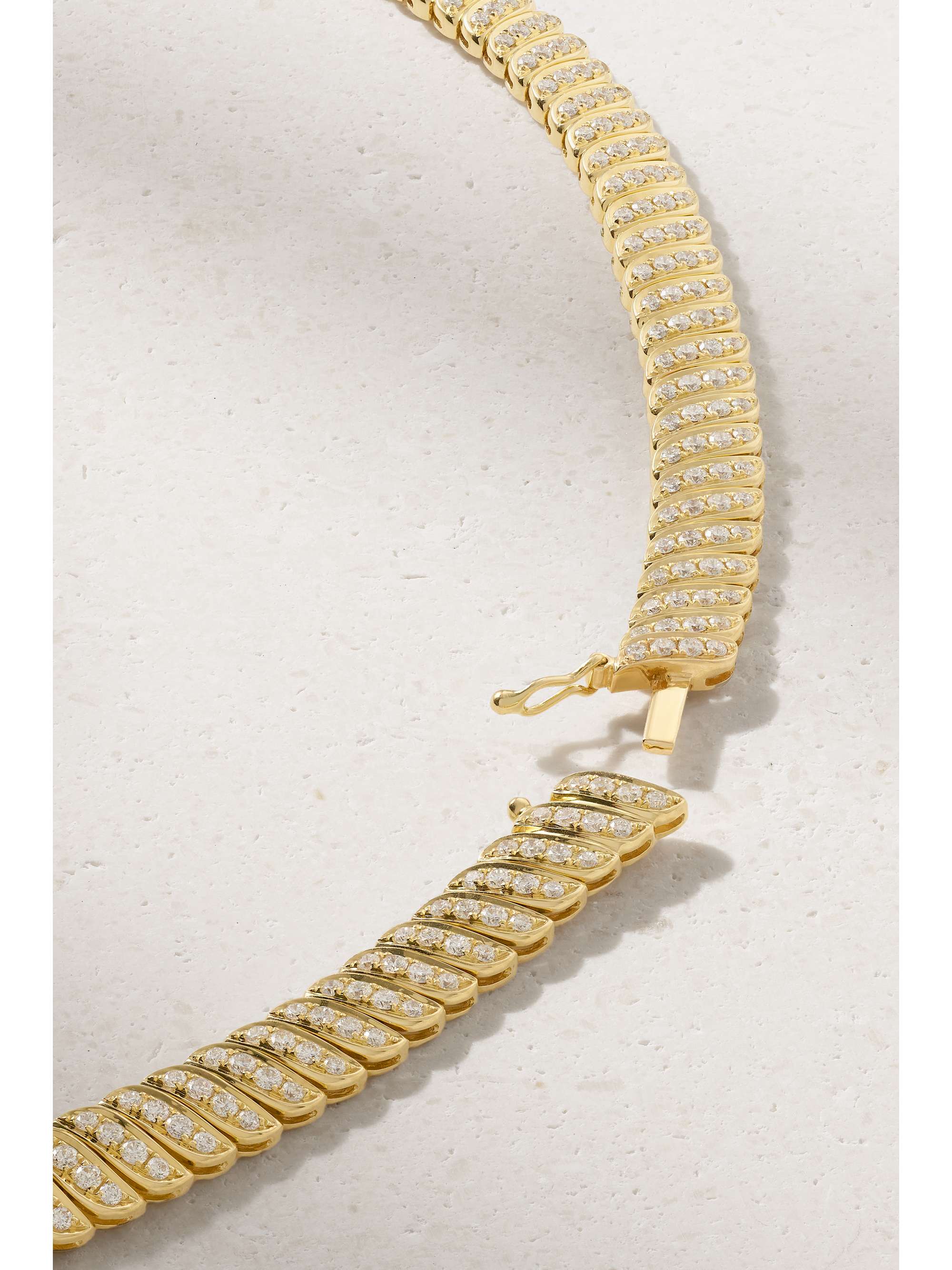 ANITA KO Zoe 18-karat gold diamond choker