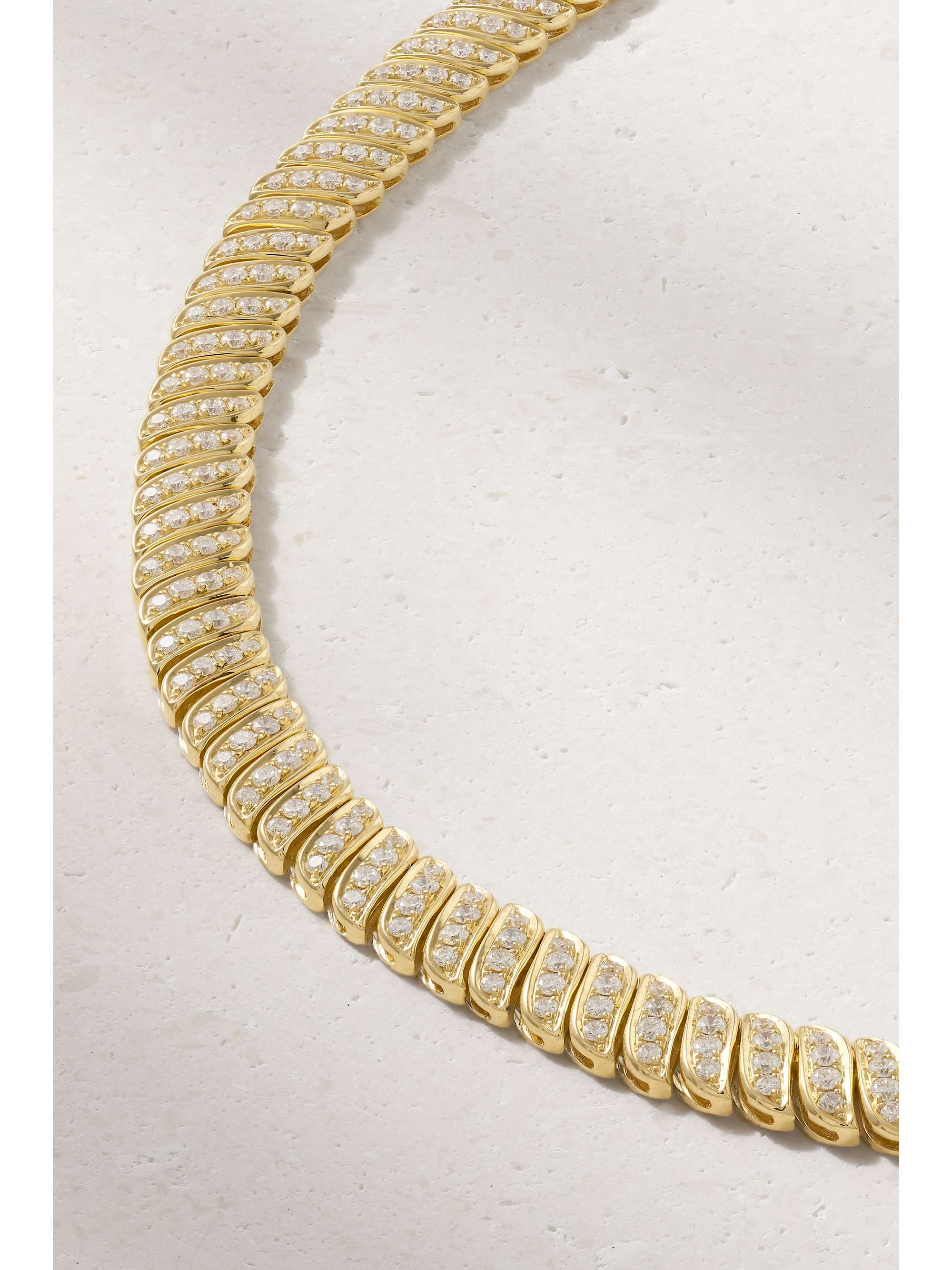 ANITA KO Zoe 18-karat gold diamond choker