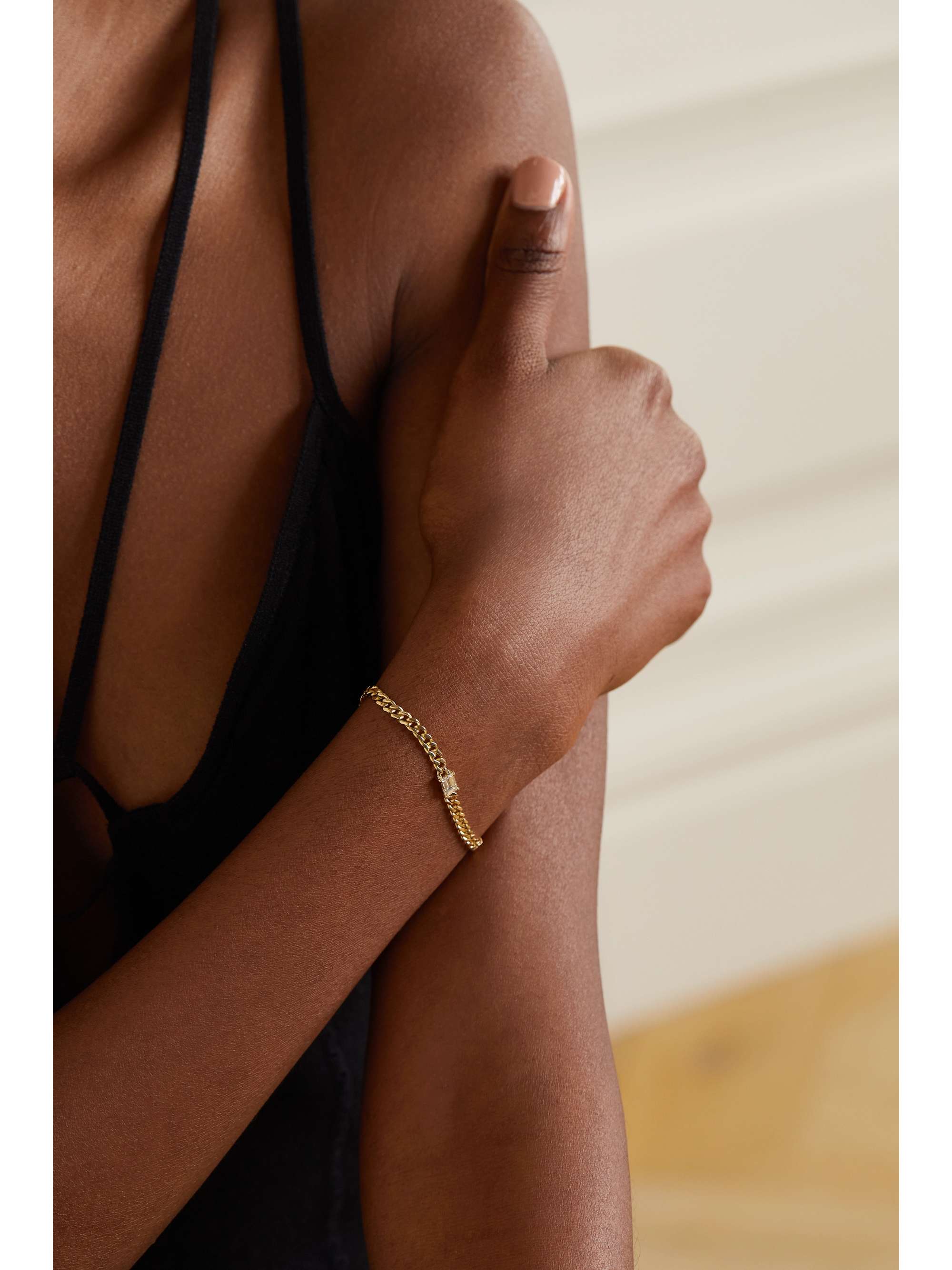 ANITA KO 18-karat gold diamond bracelet