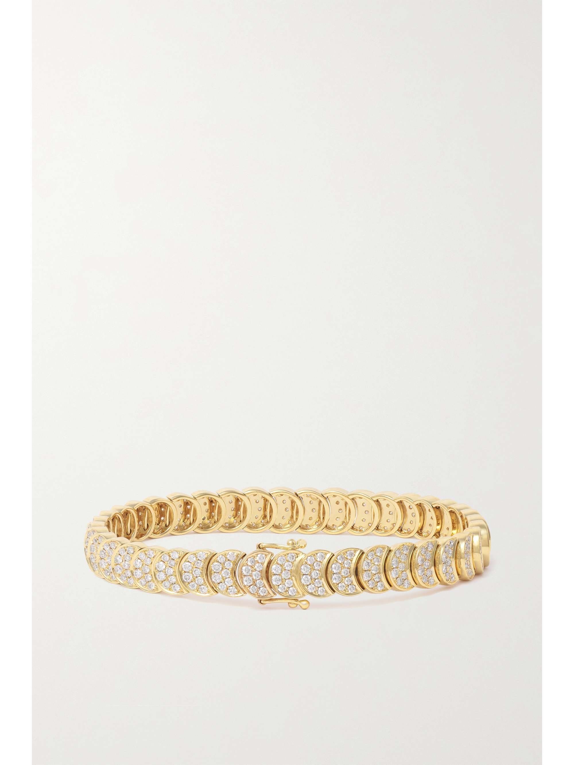 ANITA KO Luna 18-karat gold diamond bracelet