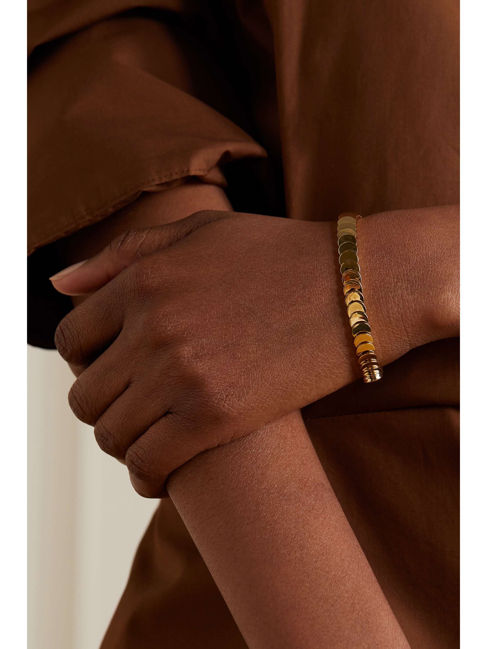 ANITA KO Luna 18-karat gold bracelet