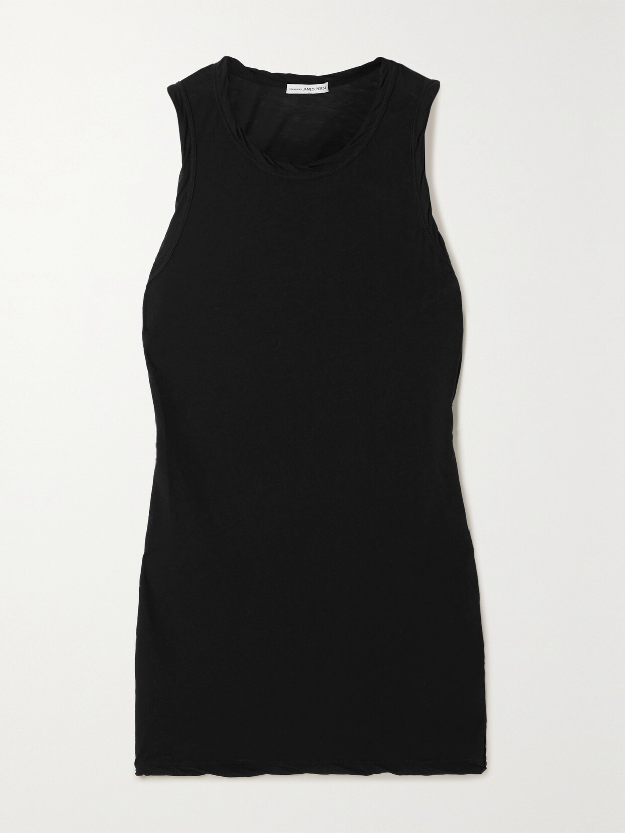 James Perse Slub Cotton-jersey Tank - Black