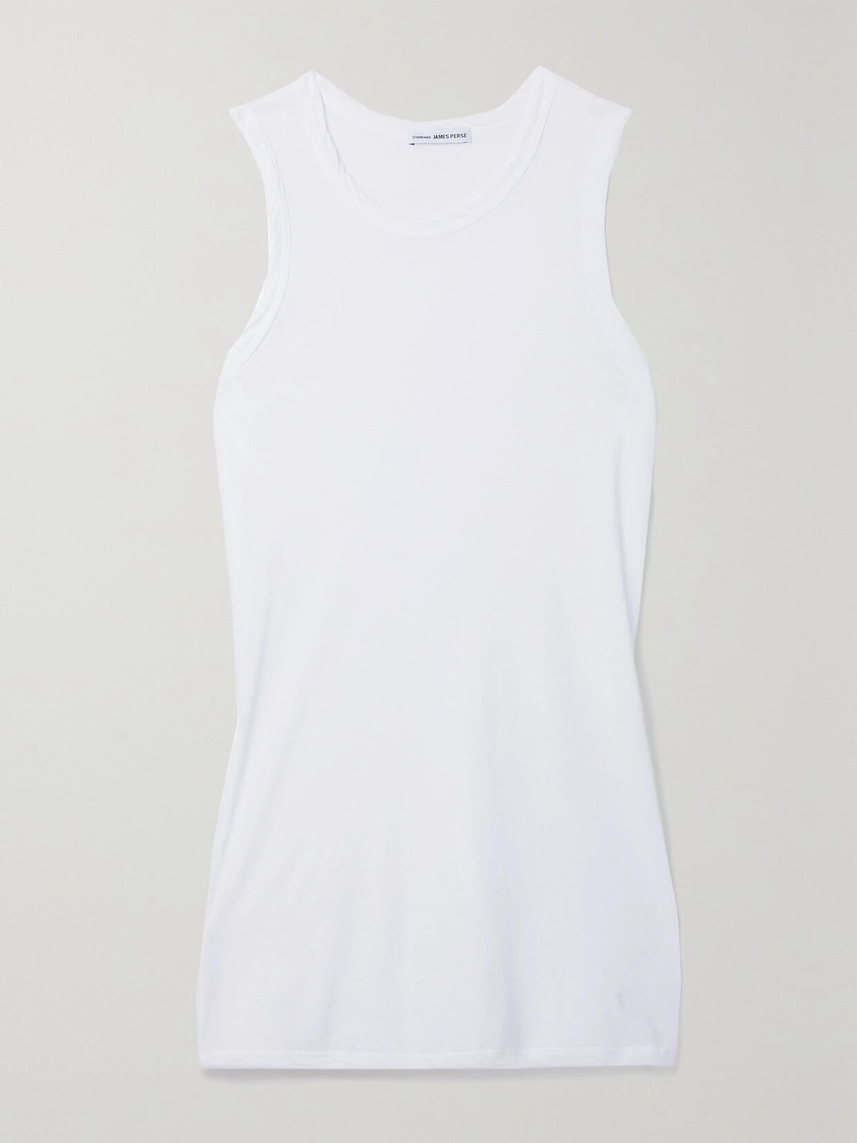 James Perse Slub Cotton-jersey Tank In White