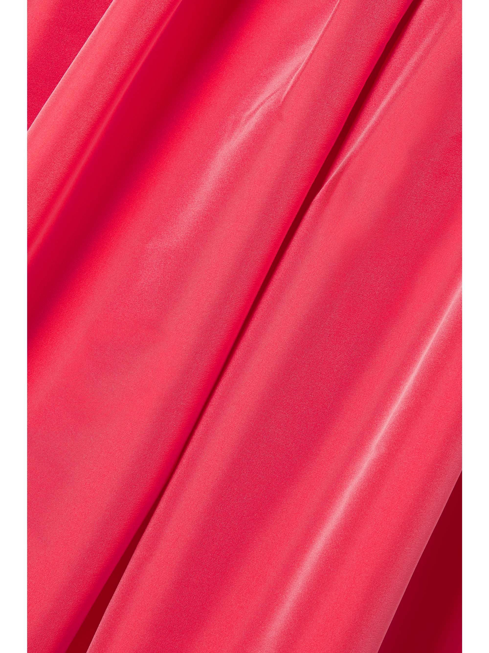 BERNADETTE Birgit gathered taffeta mini dress