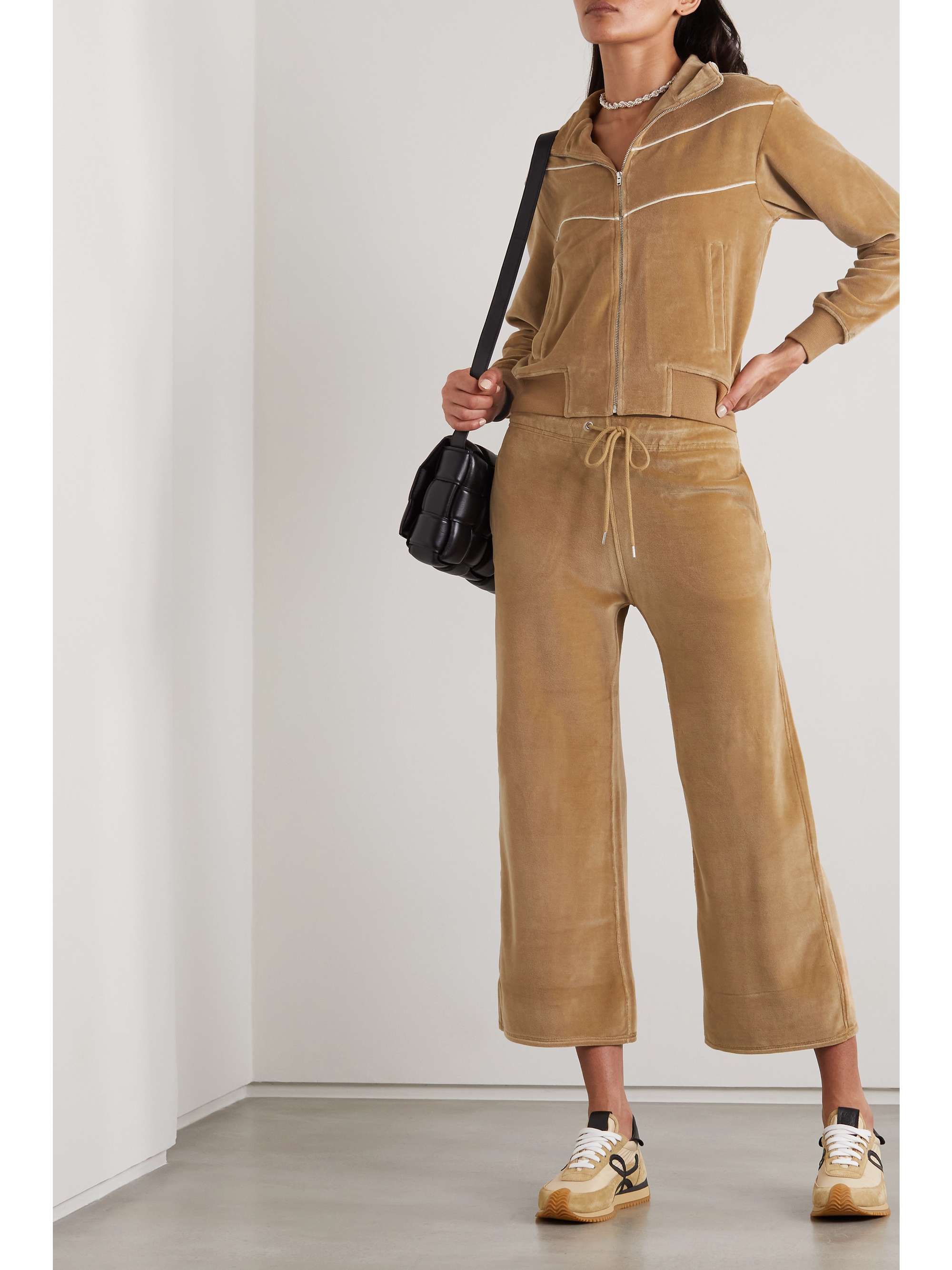 LOTAN Daphne velour pants | NET-A-PORTER