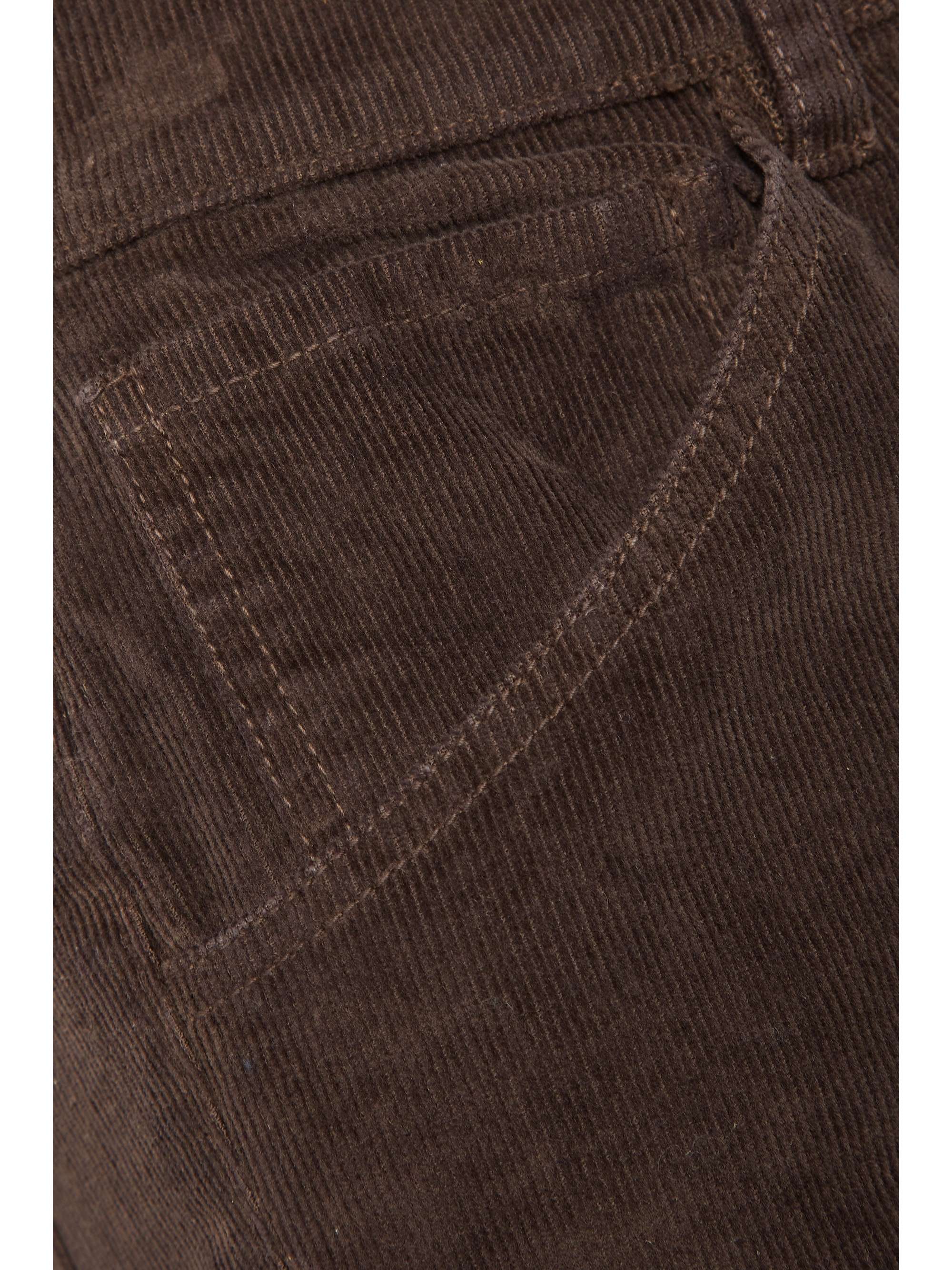 NILI LOTAN Celia cotton-blend velvet flared pants