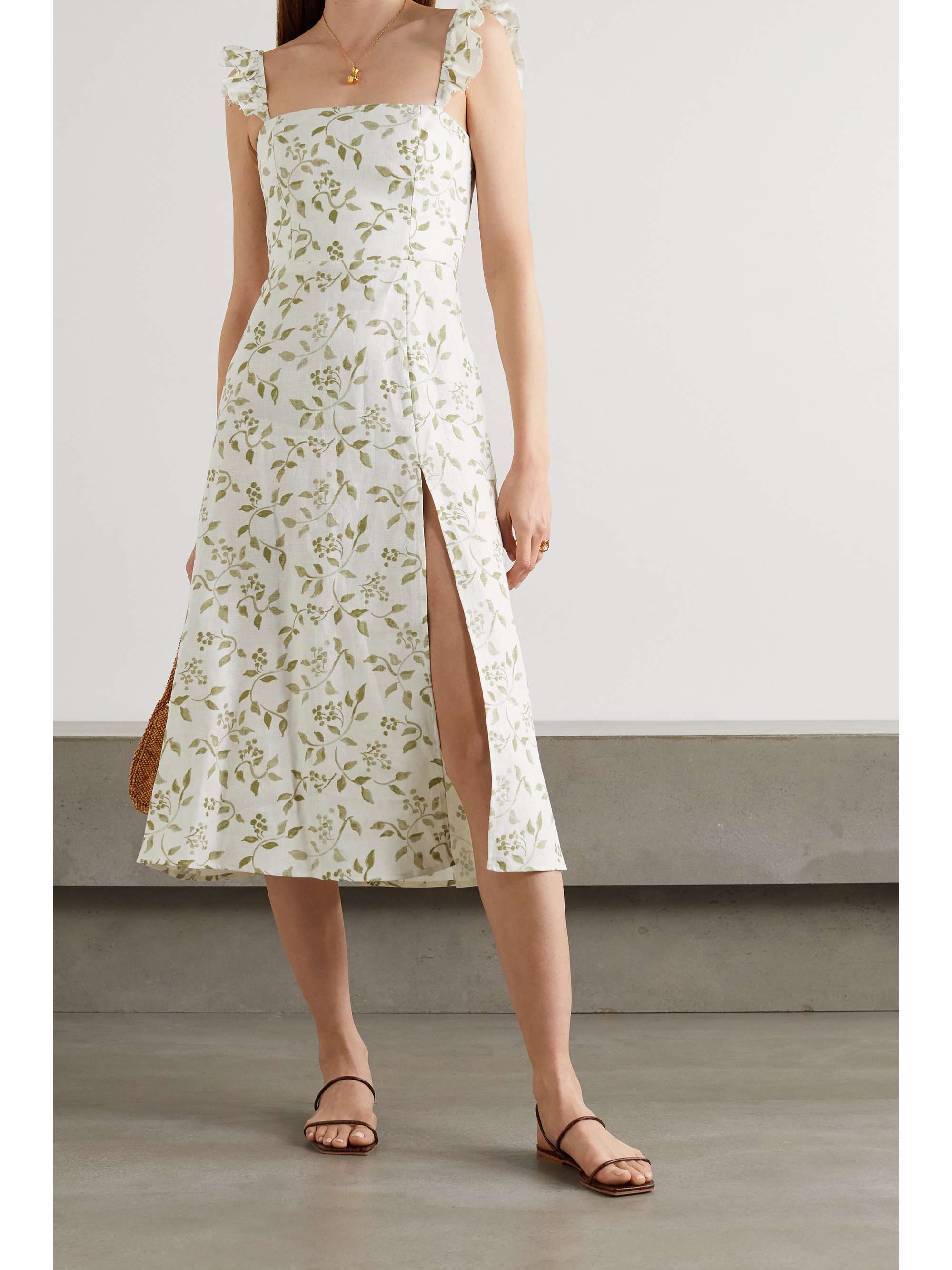 green velvet midi dress
