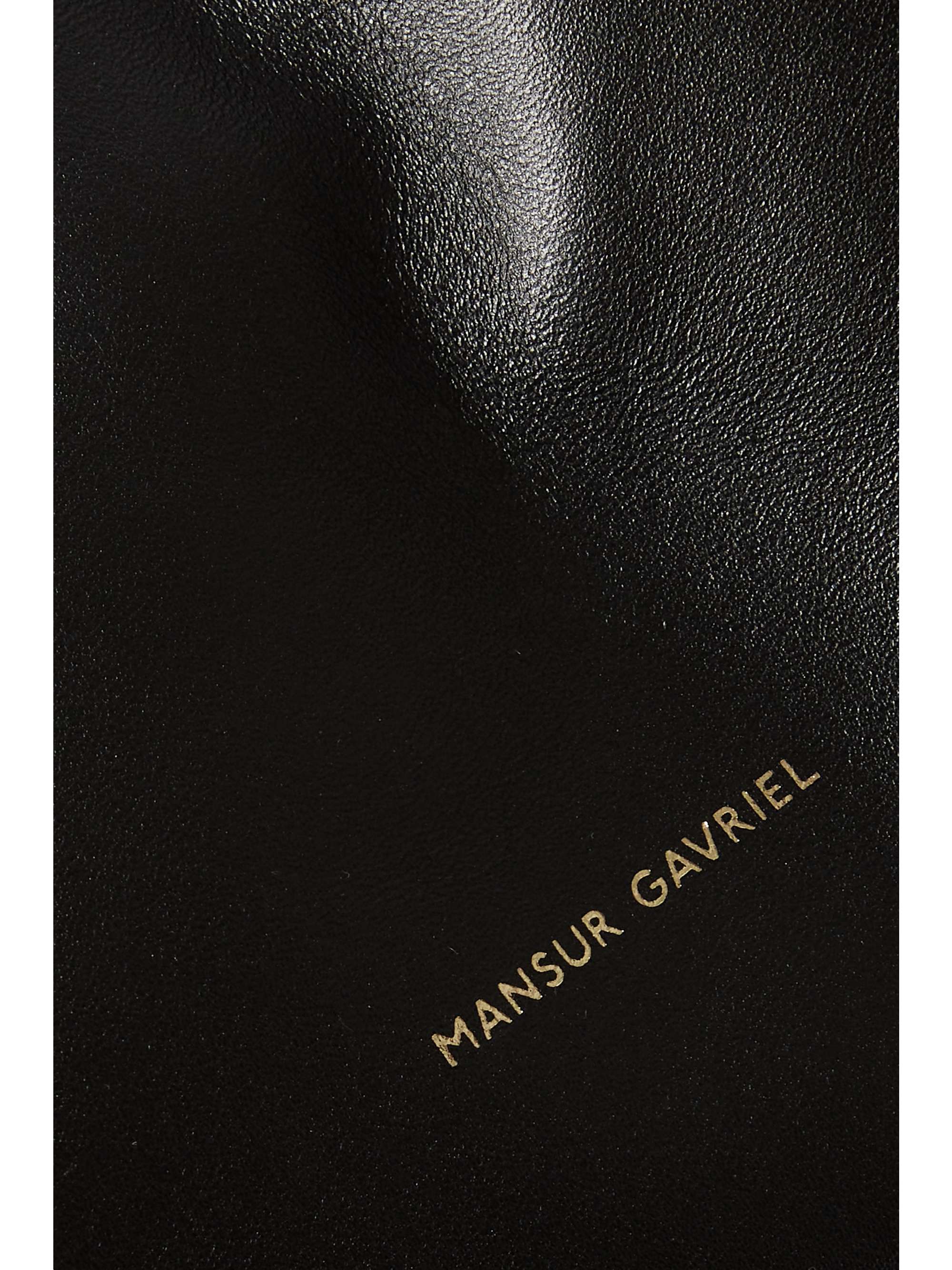 MANSUR GAVRIEL Cloud gathered leather clutch