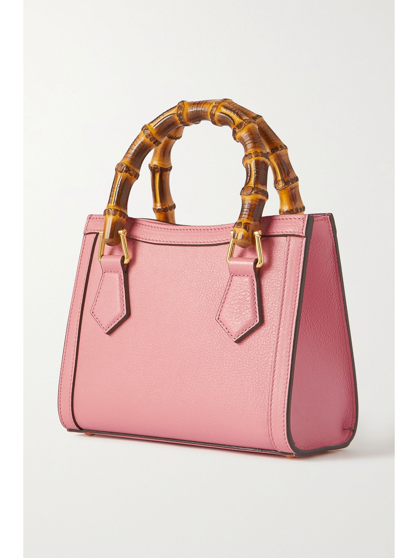 Pink Diana mini textured-leather tote | GUCCI | NET-A-PORTER