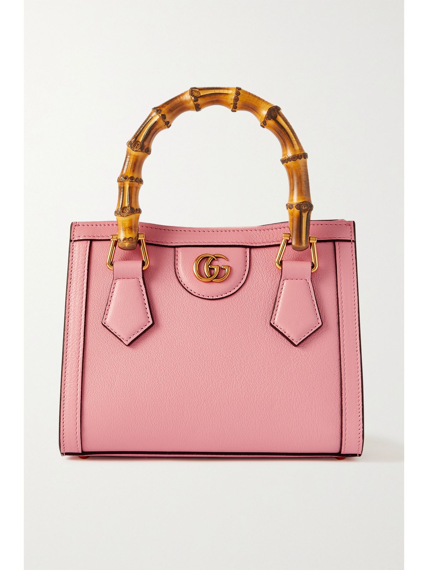 Pink Diana mini textured-leather tote | GUCCI | NET-A-PORTER