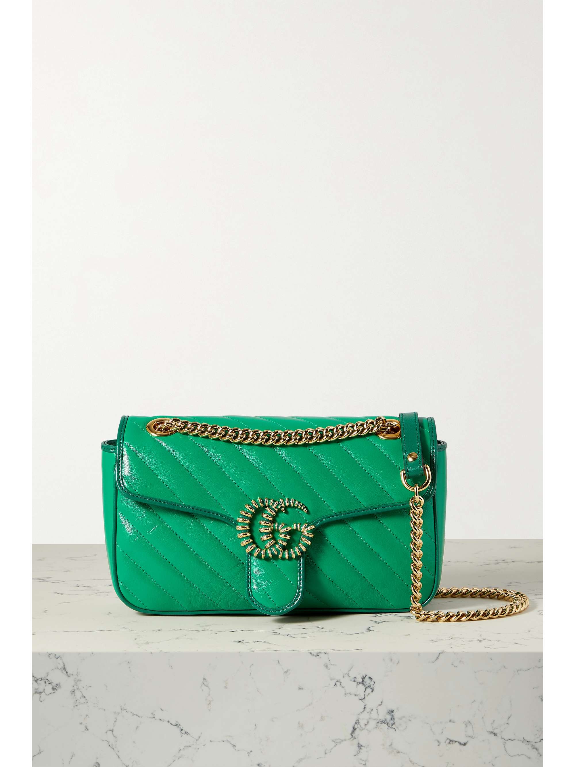 gucci screener leather sneakers