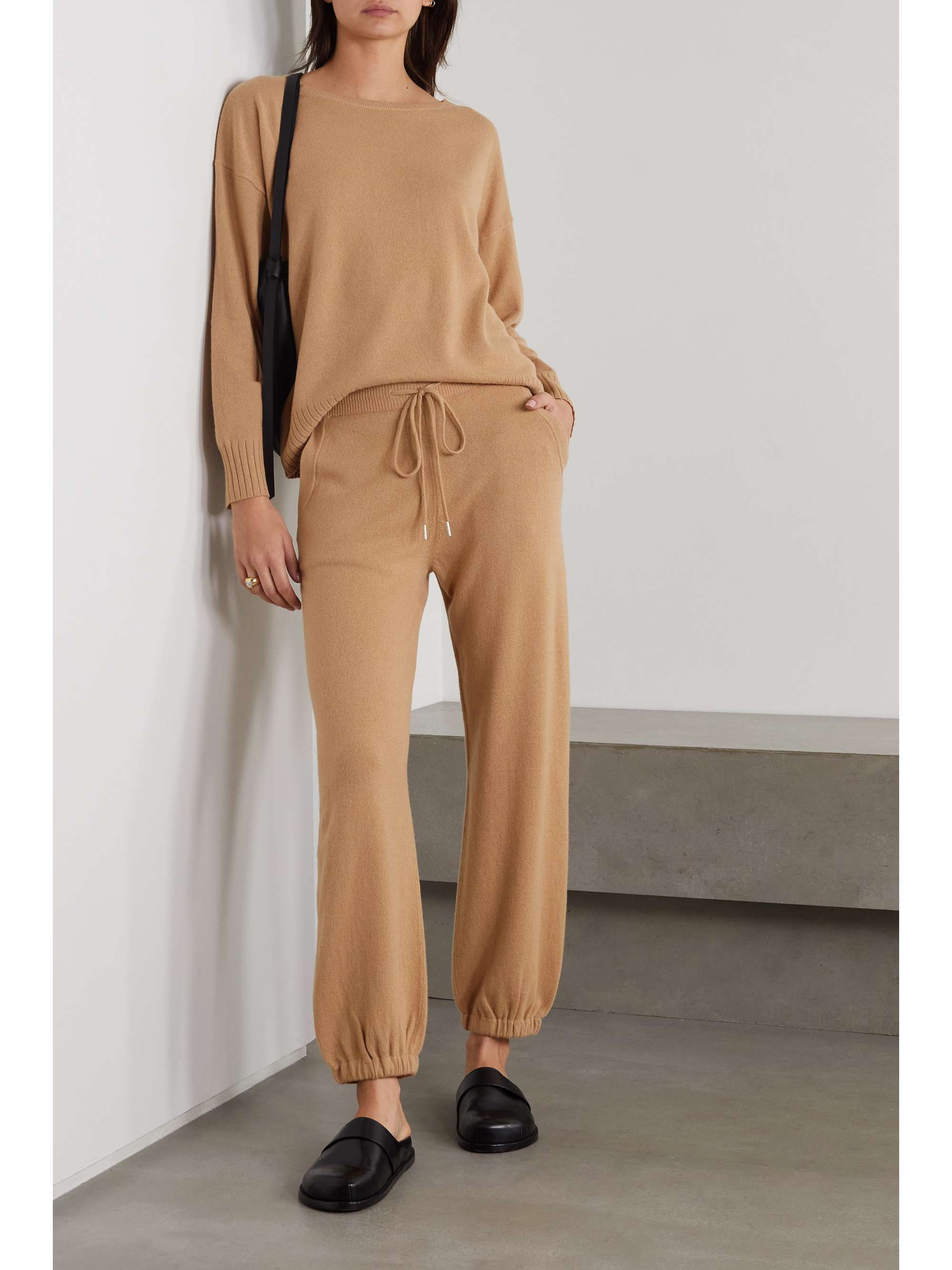 NILI LOTAN Cashmere track pants