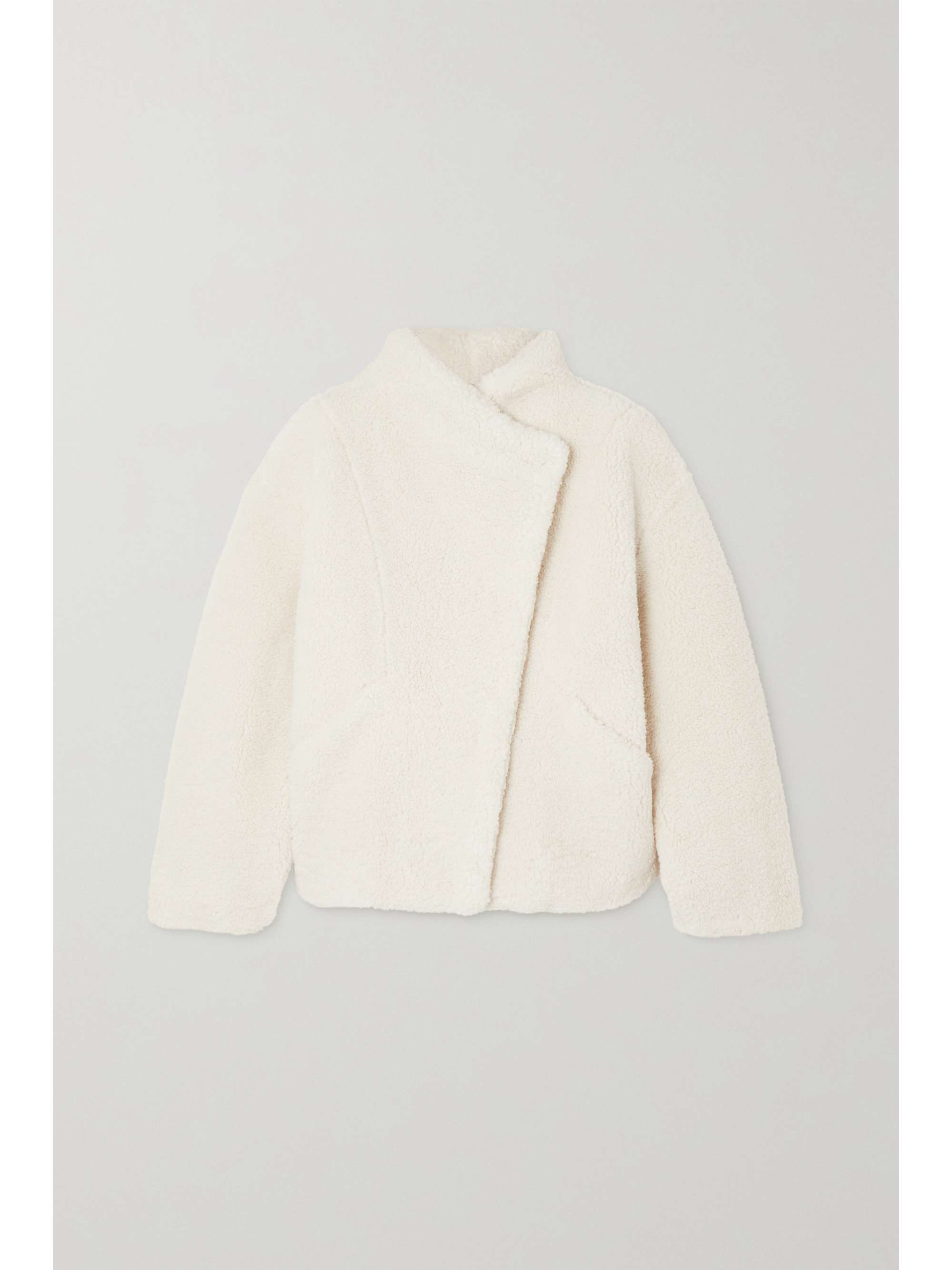 off white fleece jacket