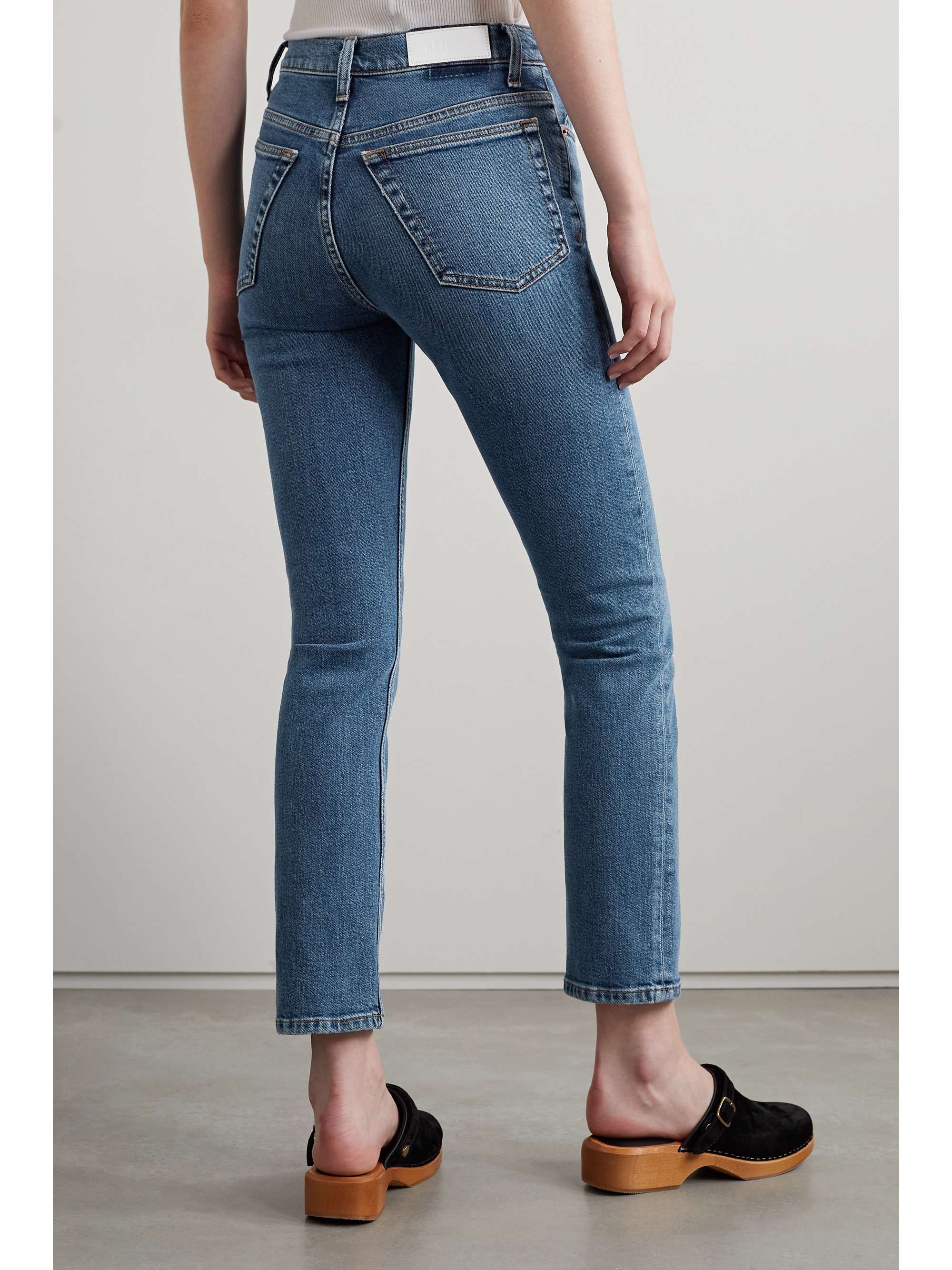 Mid denim + NET SUSTAIN 70s high-rise 