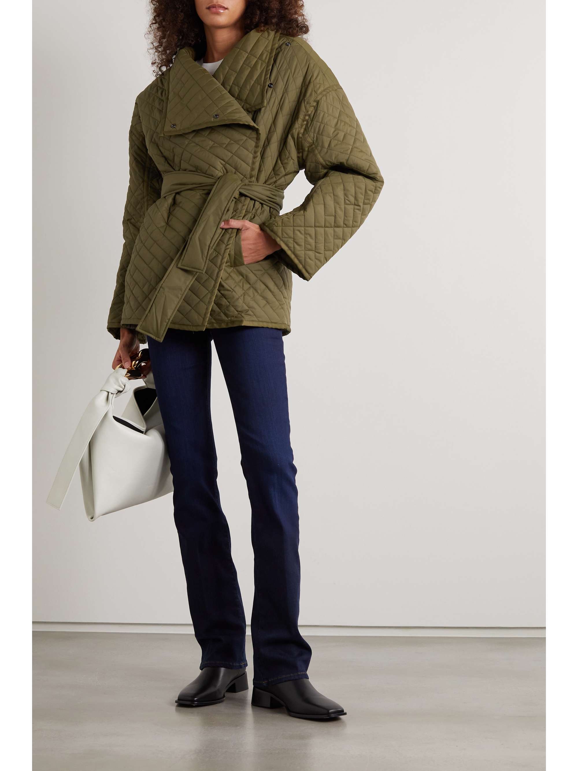 quilted shell jacket