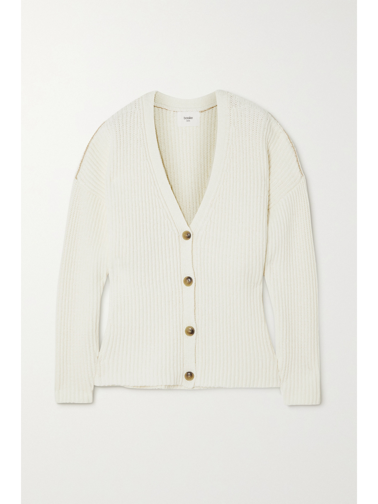 Bassike - Ribbed Cot...