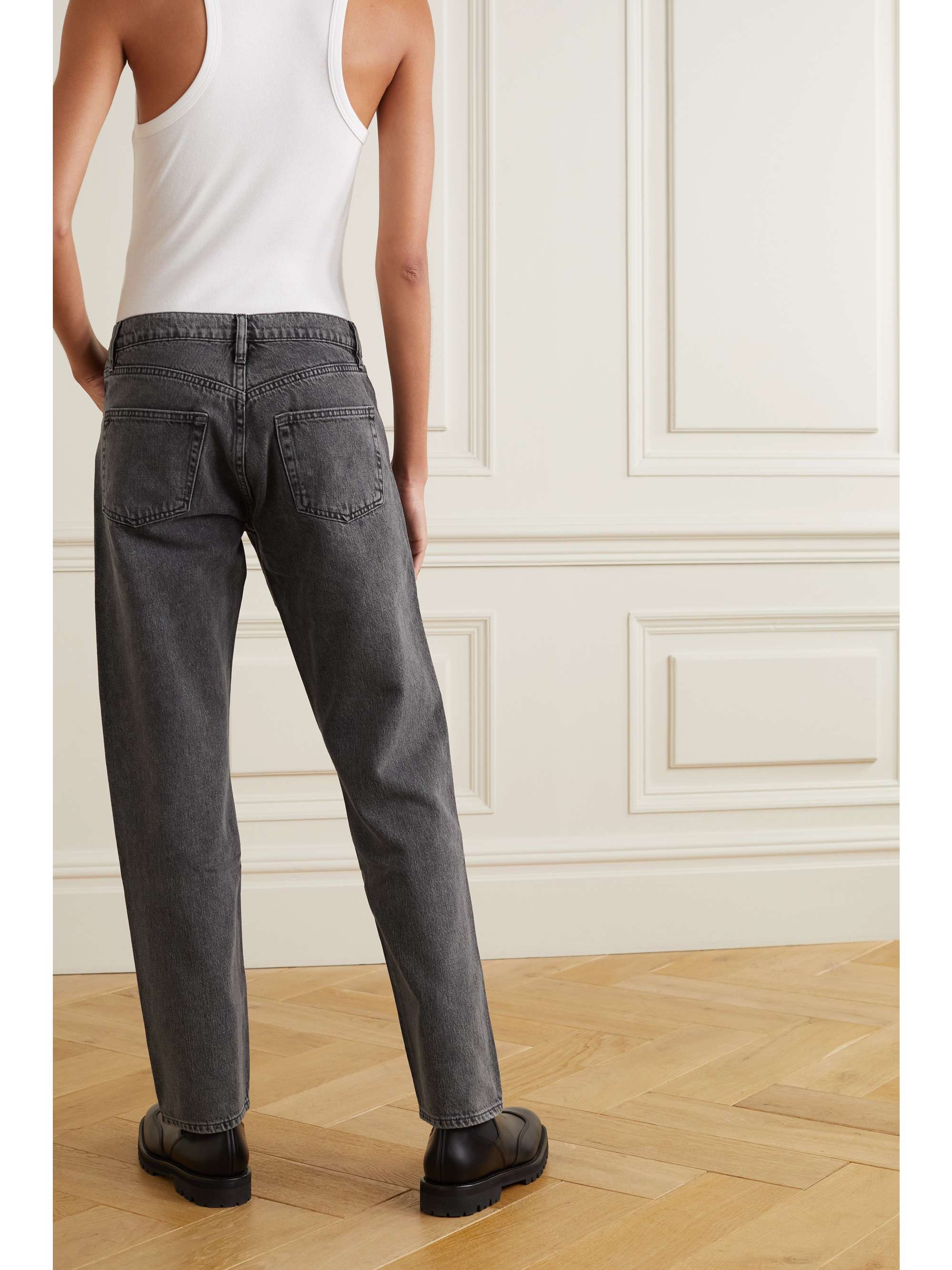 Gray Le Slouch low-rise straight-leg 