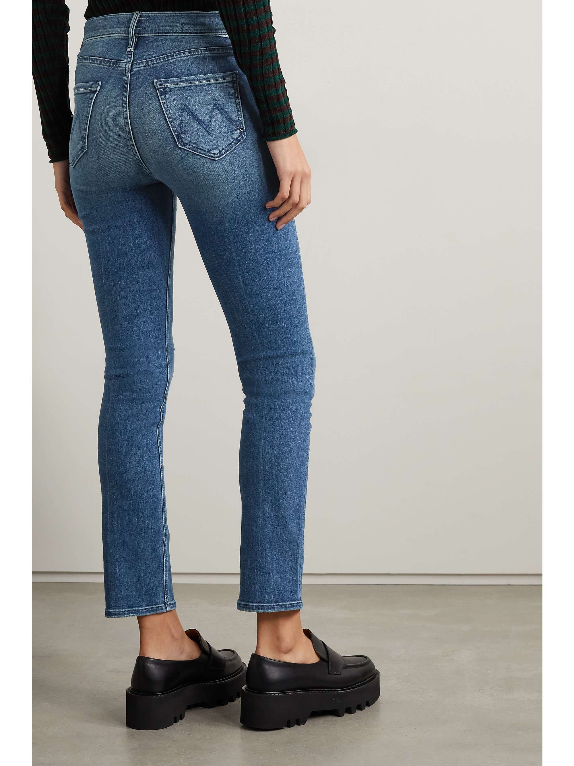 Dark denim The Dazzler distressed high 