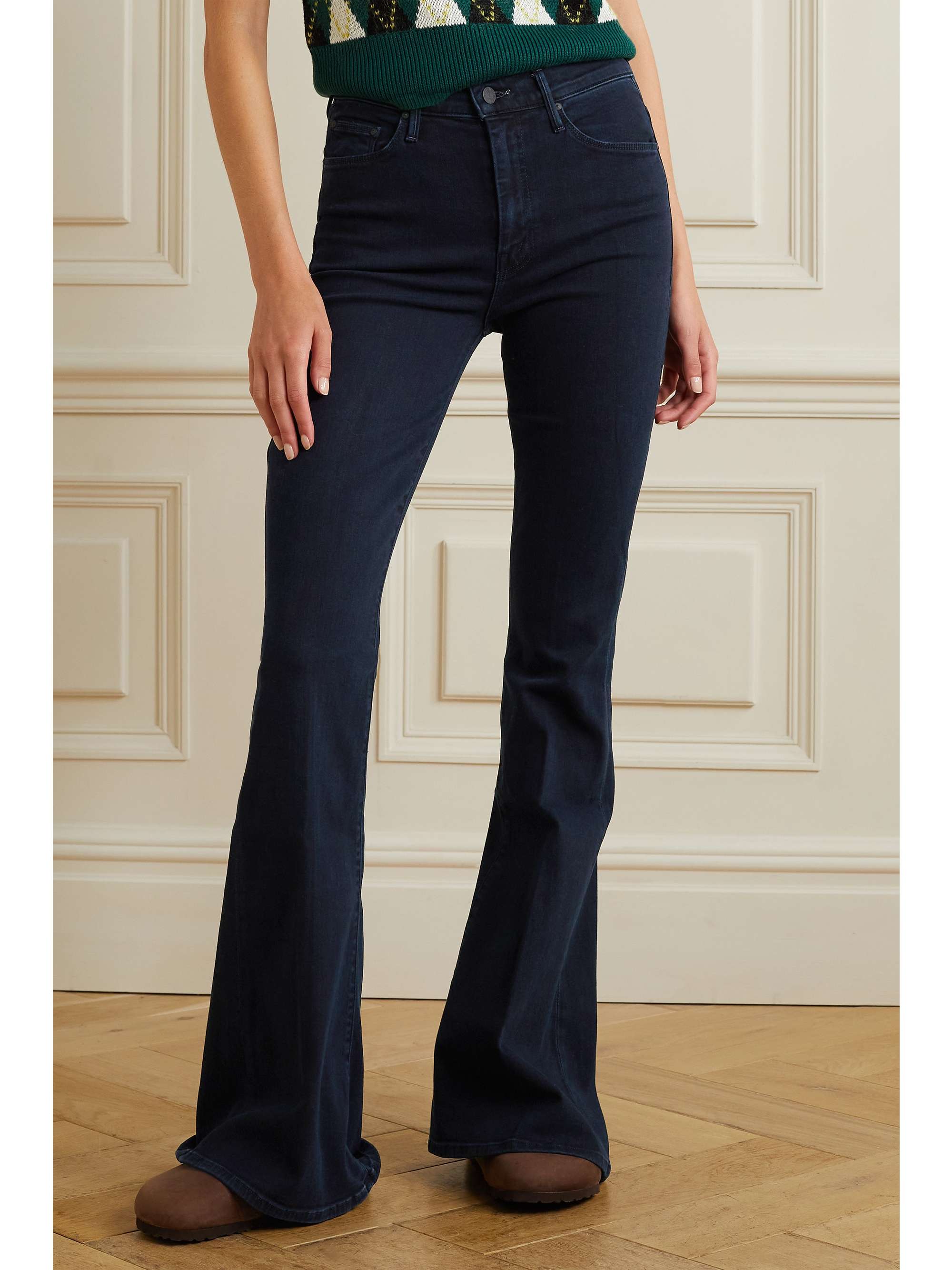 Dark denim The Super Cruiser high-rise 