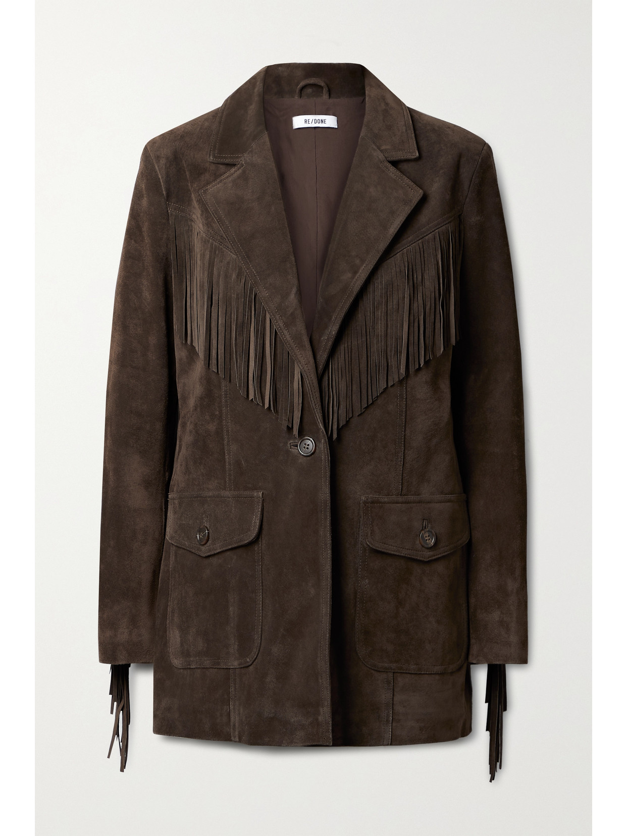 RE/DONE - Fringed Su...