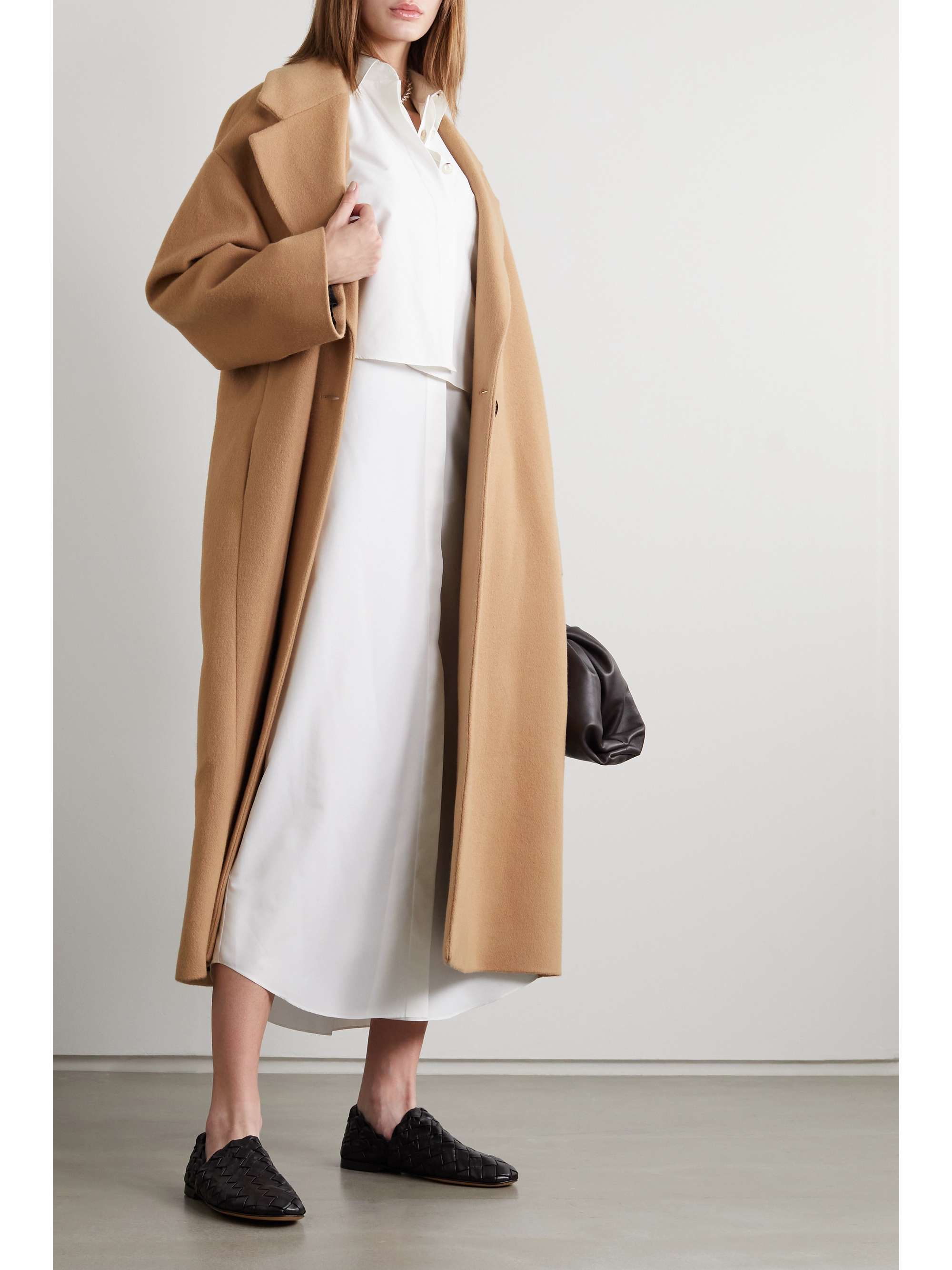 camel wool blend coat