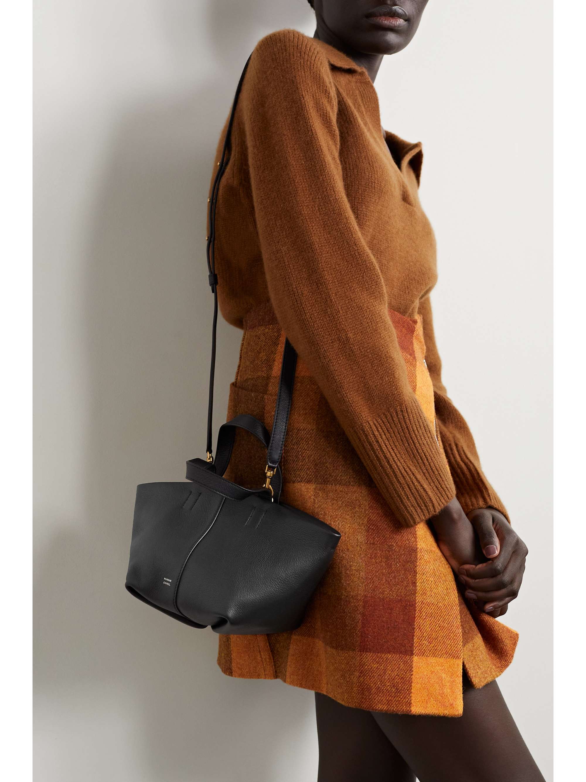 MANSUR GAVRIEL Mini Tulipano leather tote