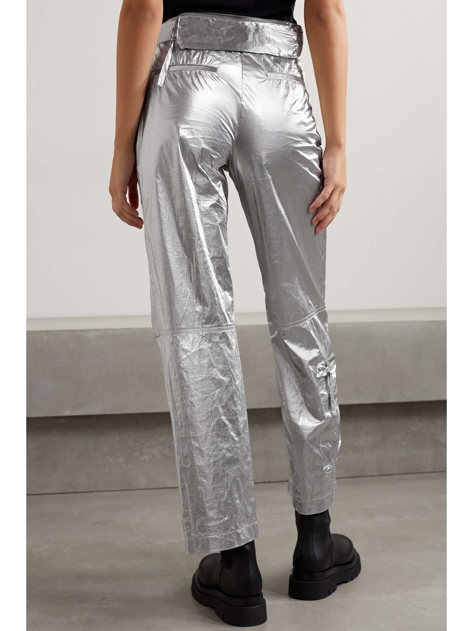 Silver Astro Foil metallic crinkled 