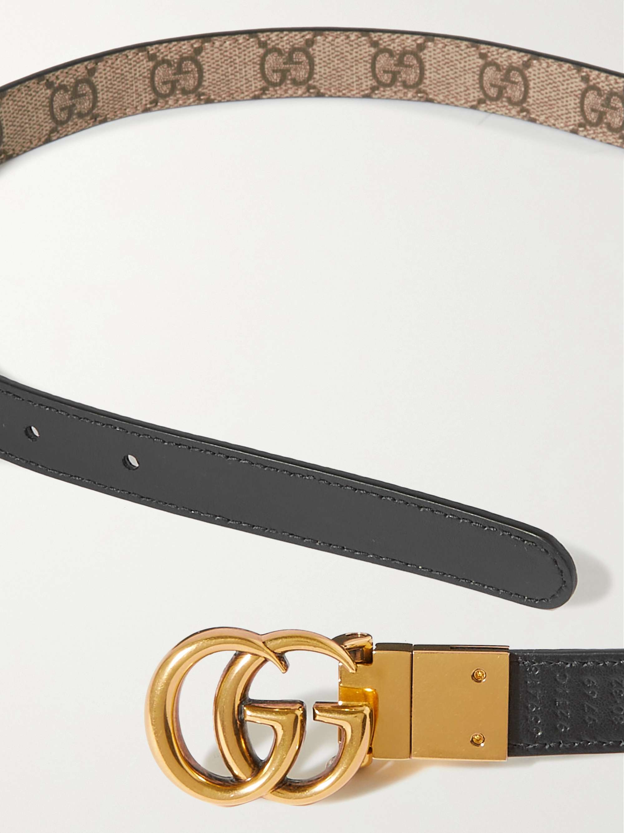 GUCCI Reversible leather belt