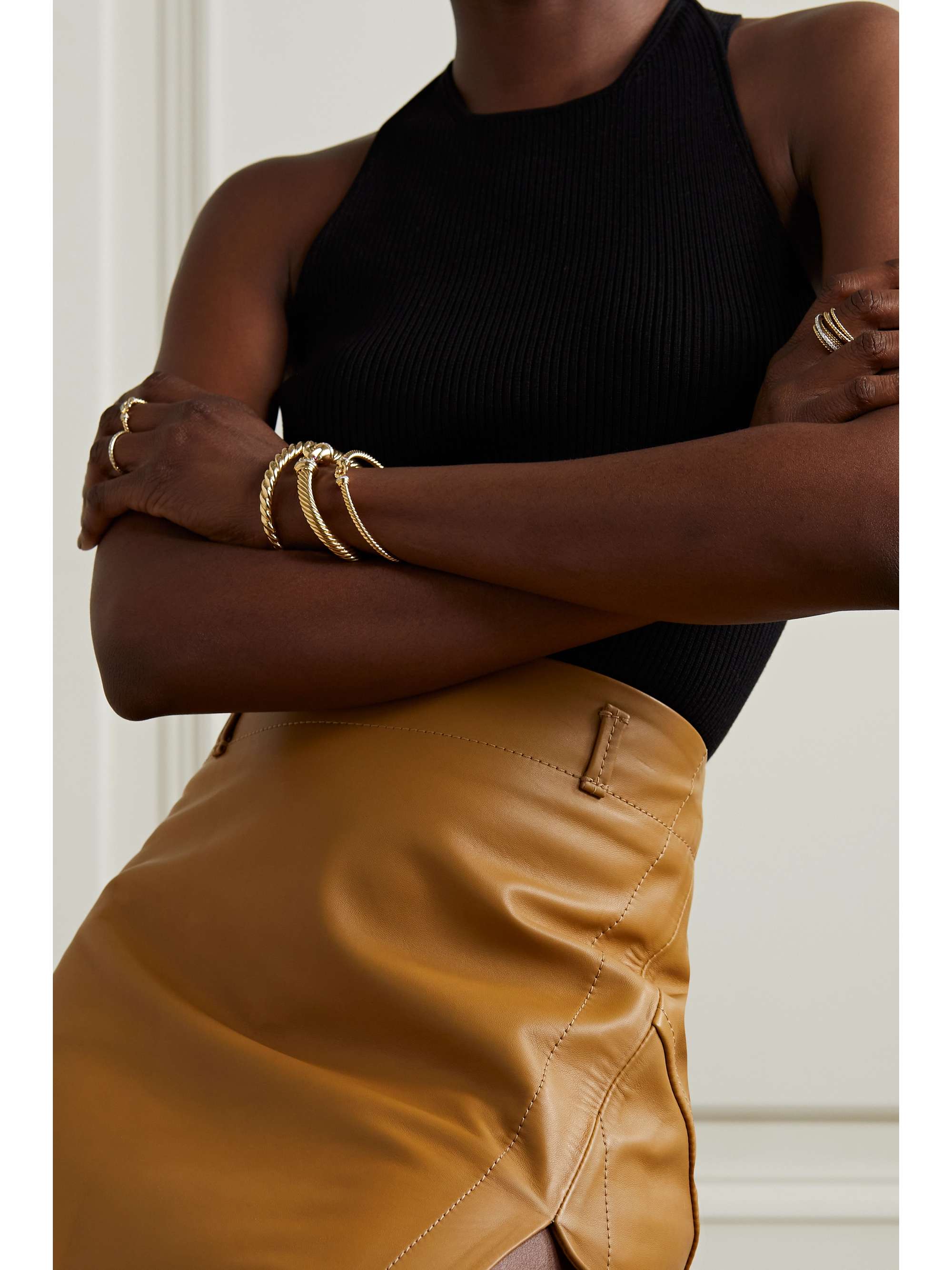 DAVID YURMAN Cable 18-karat gold bangle