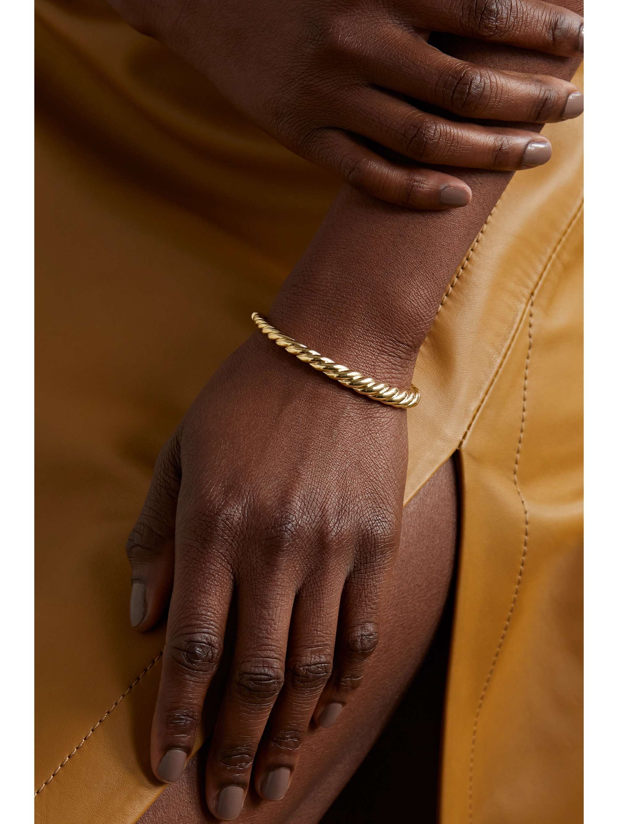 DAVID YURMAN Cable 18-karat gold bangle