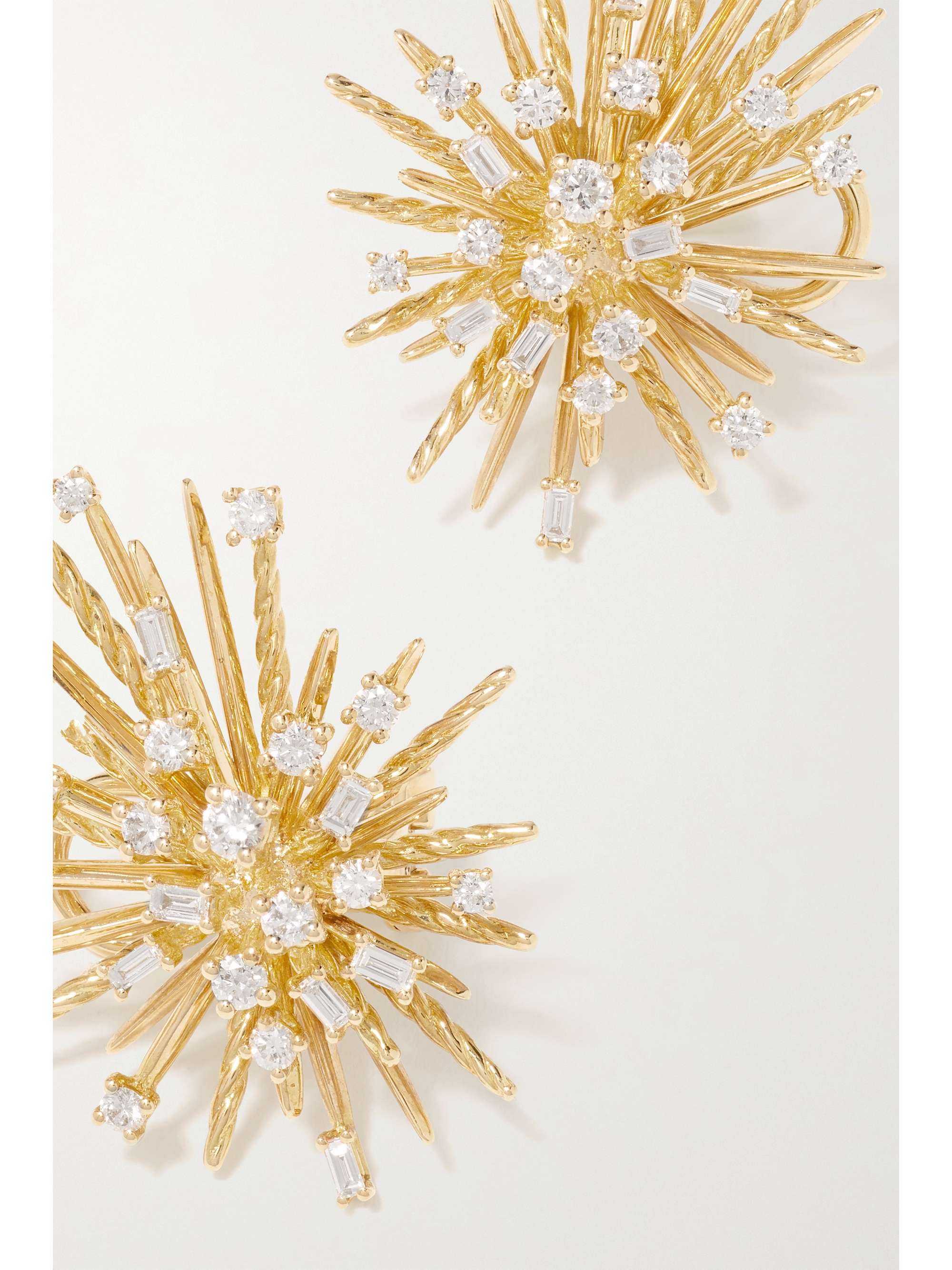DAVID YURMAN Supernova 18-karat gold diamond earrings