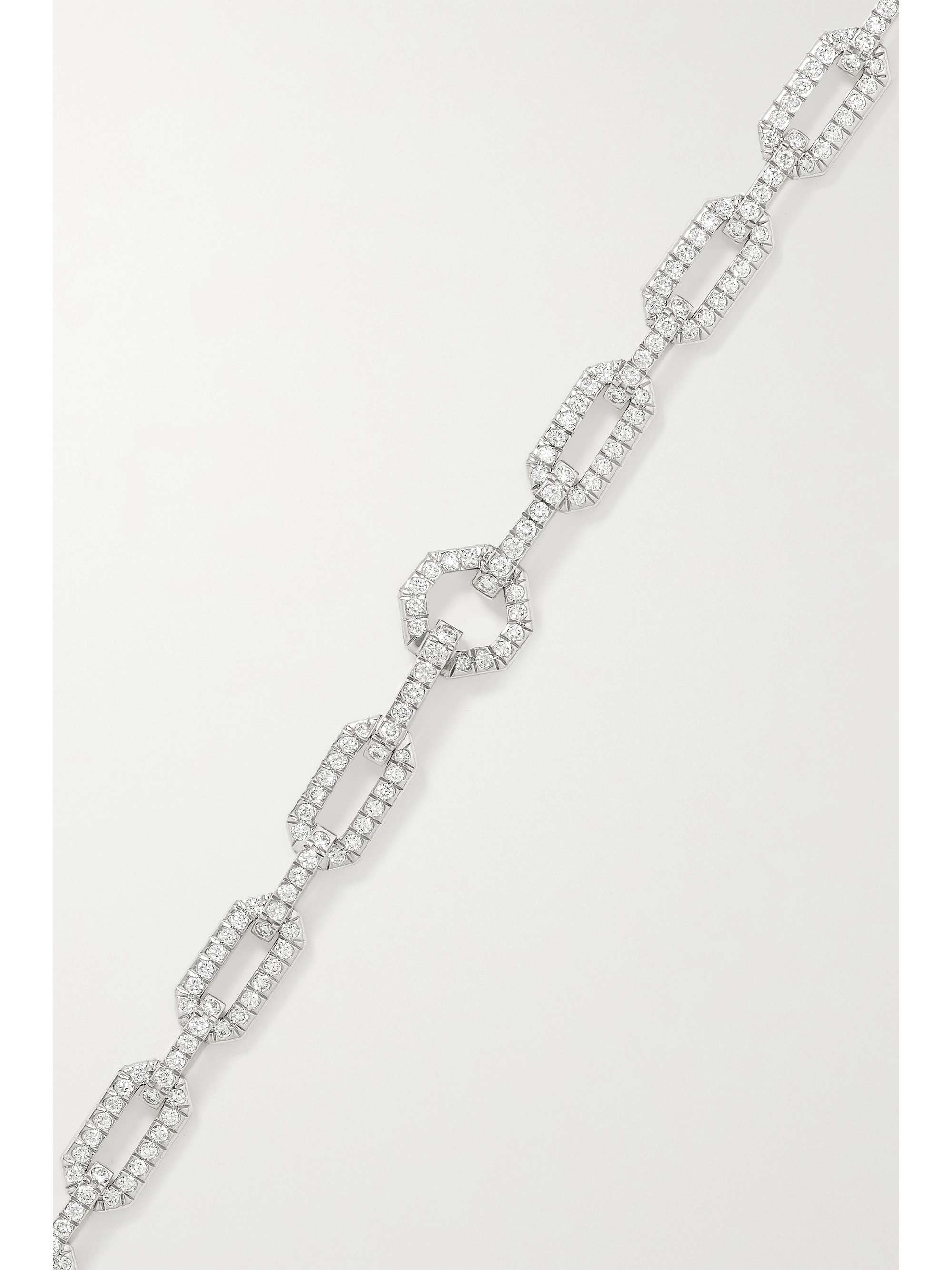 DAVID YURMAN 18-karat white gold diamond necklace