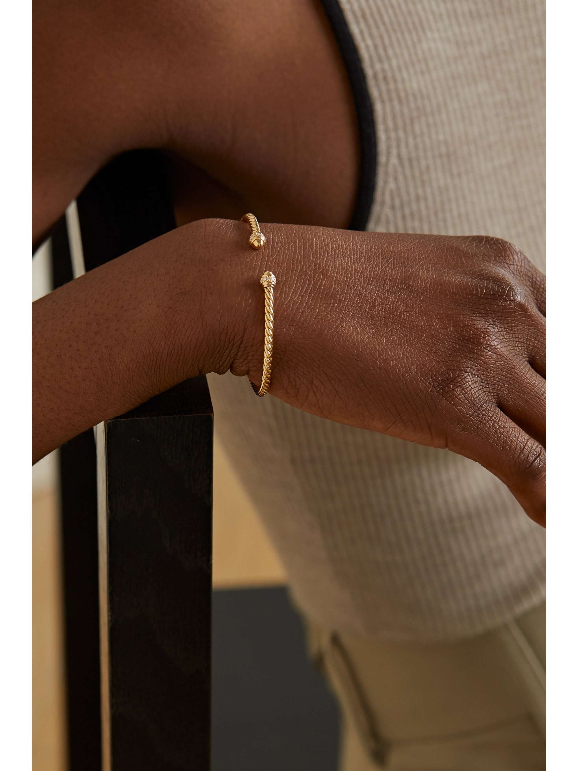 DAVID YURMAN Cable Spira 18-karat gold cuff