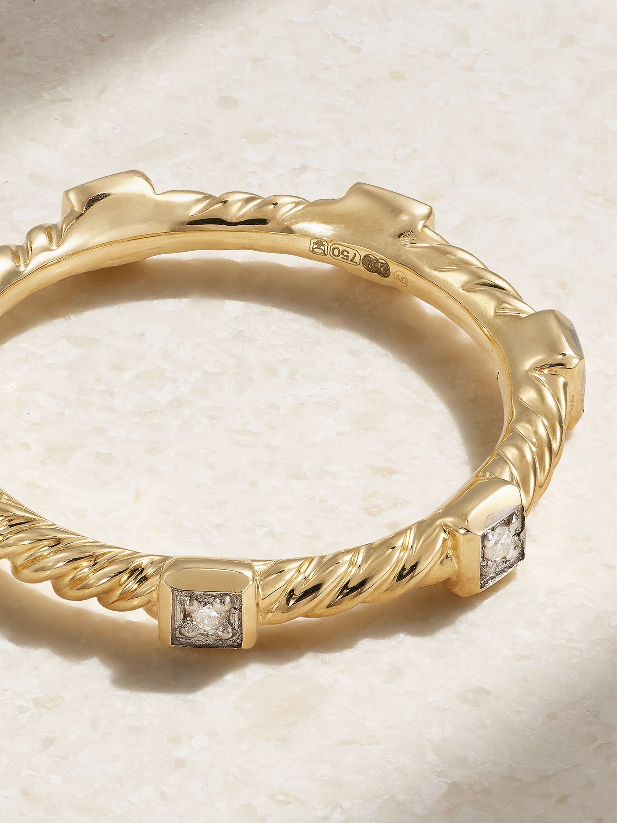 DAVID YURMAN Cable Collectibles 18-karat gold diamond ring