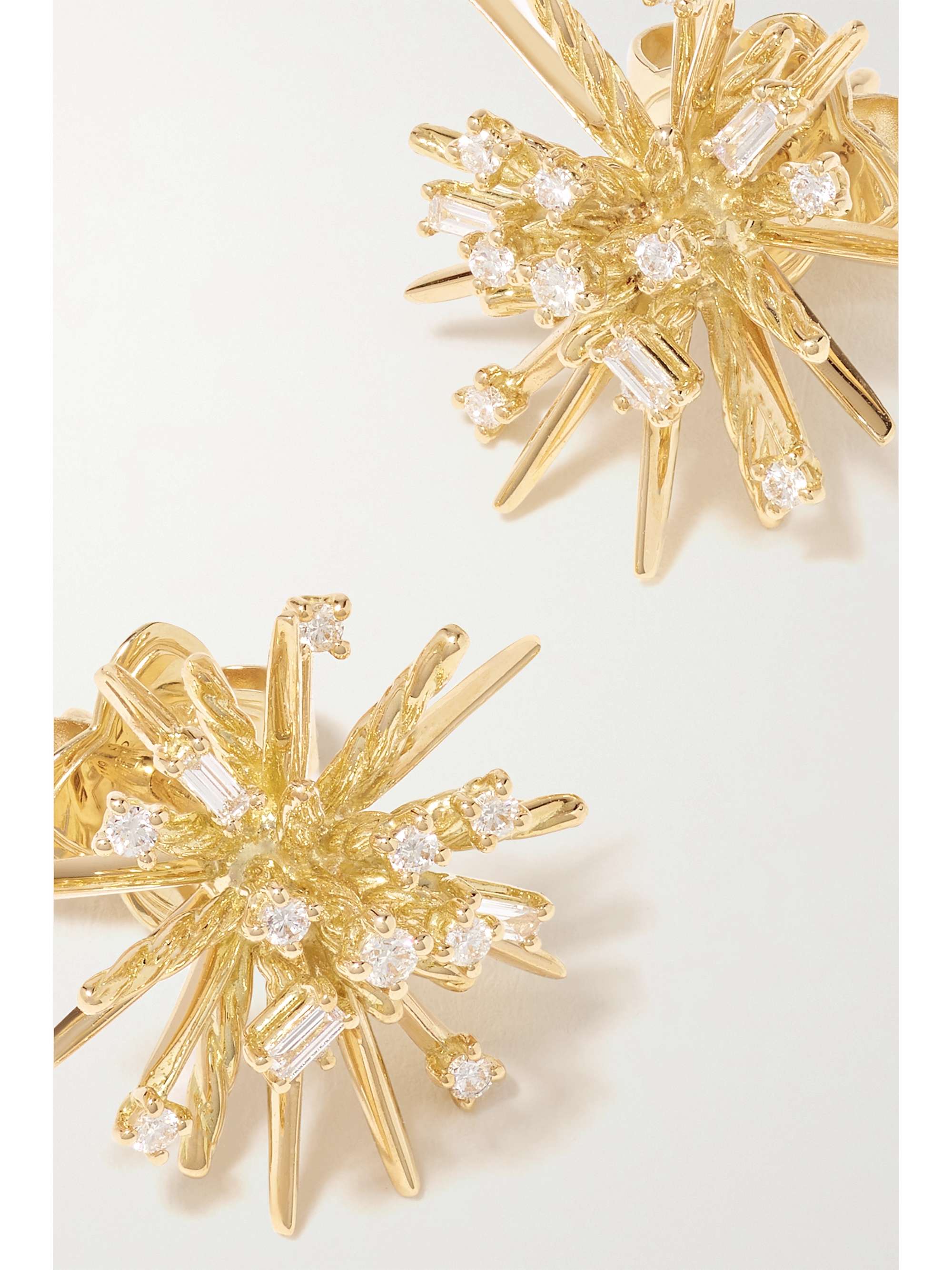 DAVID YURMAN Supernova 18-karat gold diamond earrings