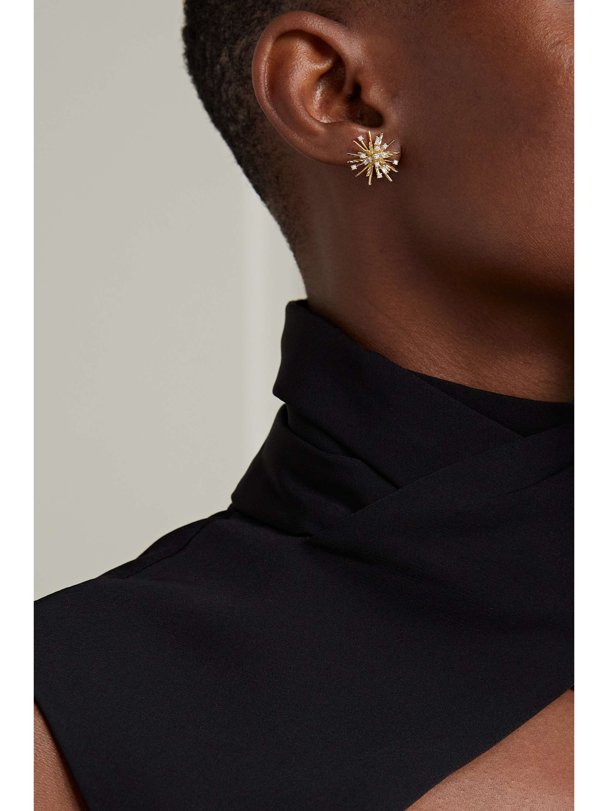 DAVID YURMAN Supernova 18-karat gold diamond earrings