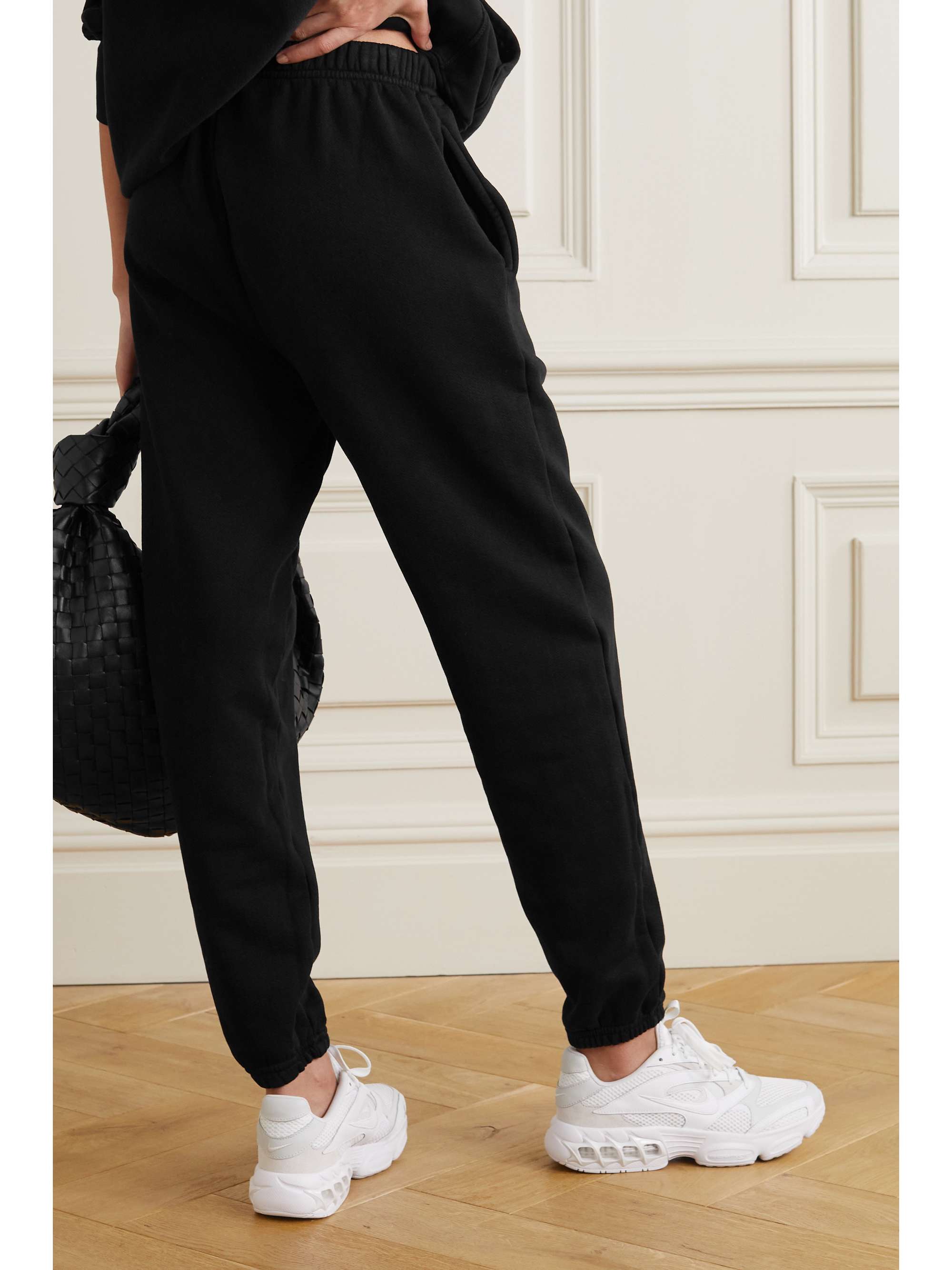 LES TIEN Cotton-jersey track pants