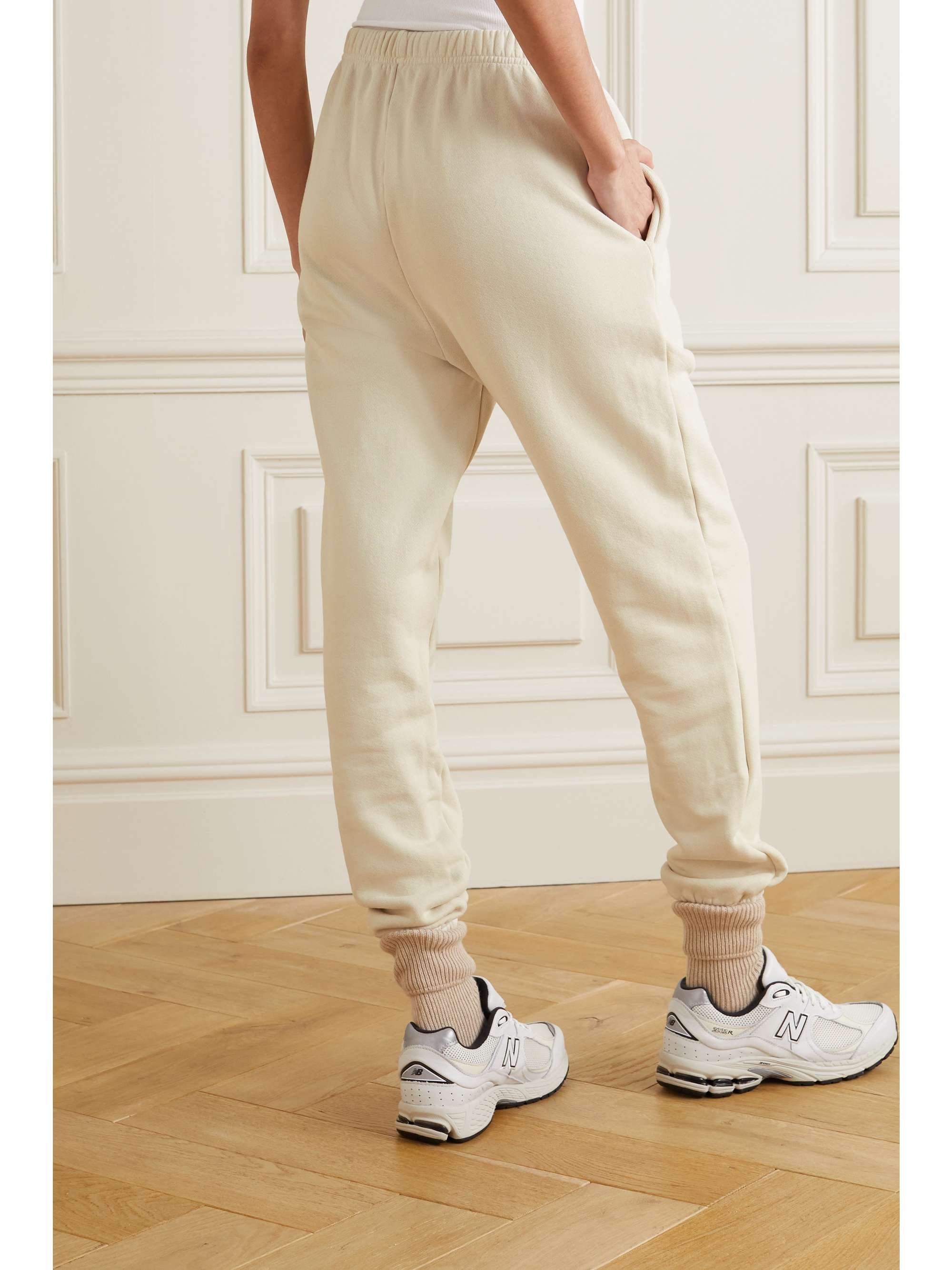 LES TIEN Cotton-jersey track pants