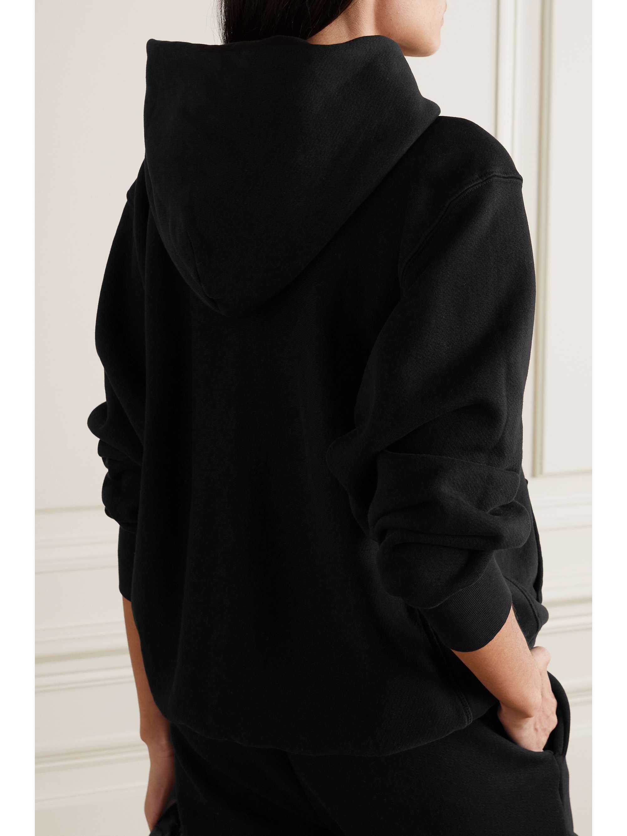LES TIEN Cotton-jersey hoodie