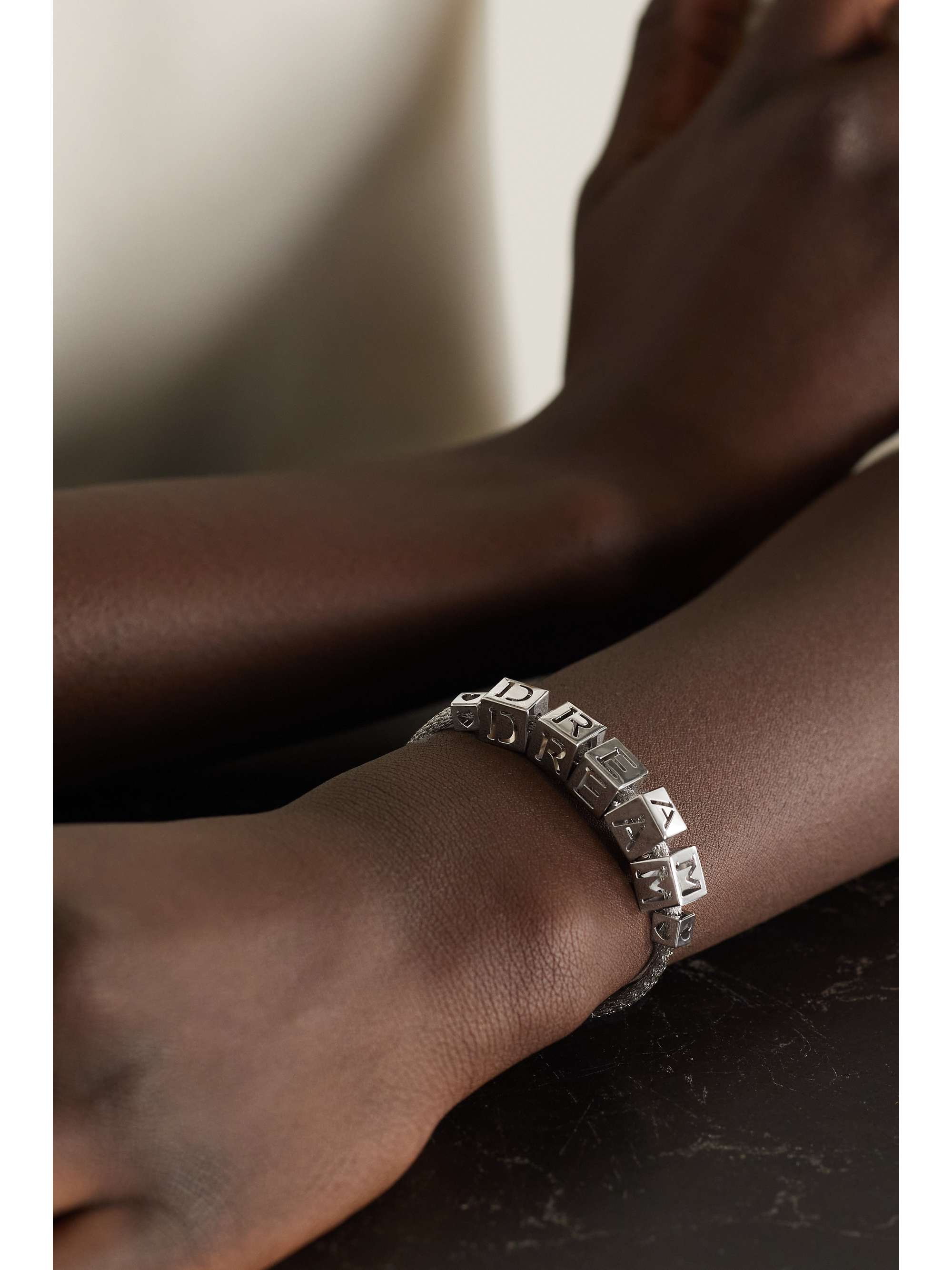 LAUREN RUBINSKI Dream 14-karat white gold bracelet